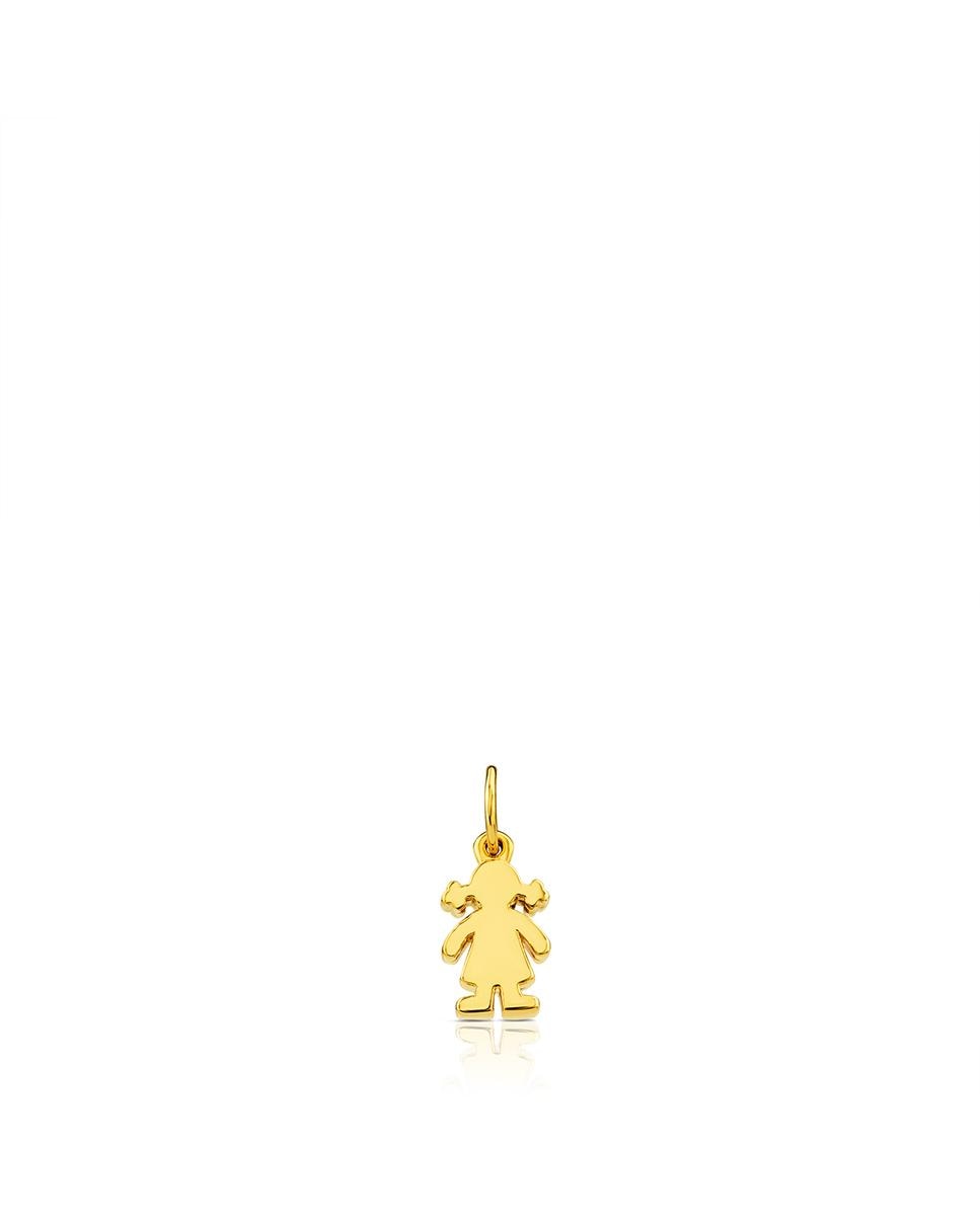 Pendente Sweet Dolls Infantil em Ouro Amarelo Dourado-1