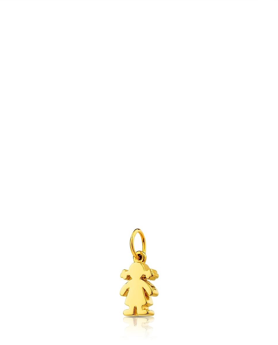 Pendente Sweet Dolls Infantil em Ouro Amarelo Dourado-2