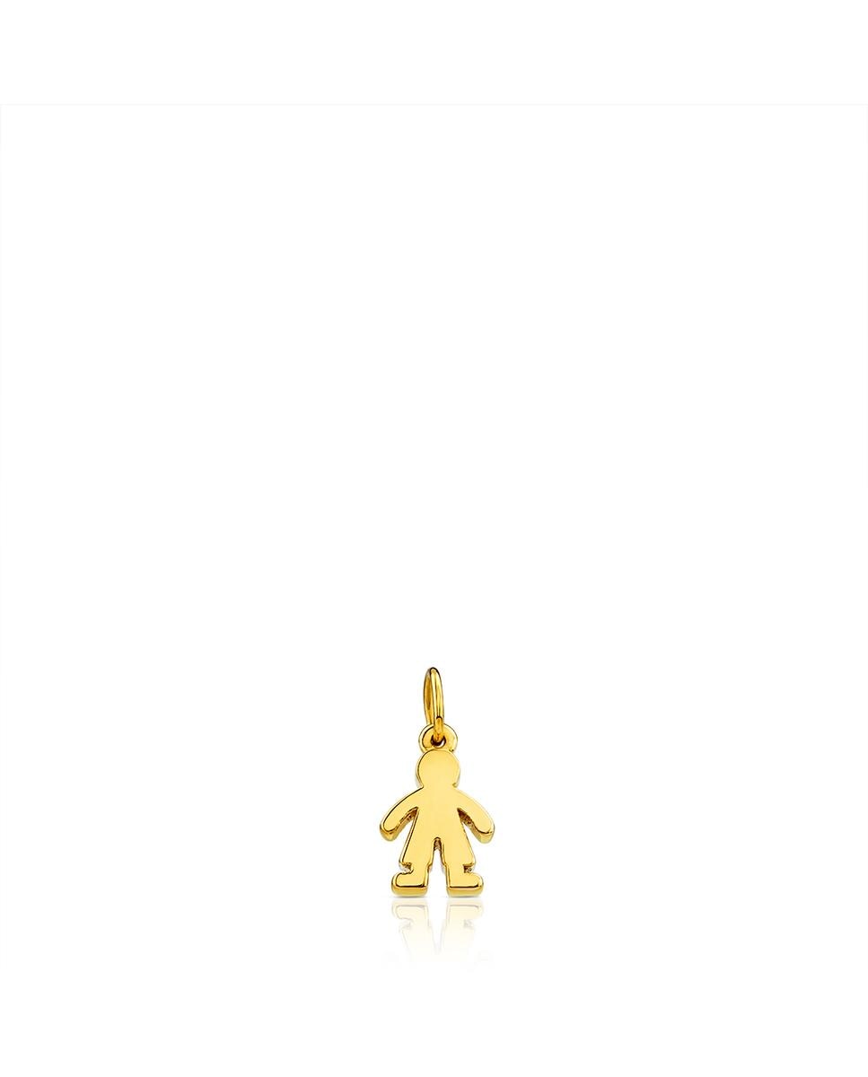 Pendente Sweet Dolls Menino em Ouro Amarelo Dourado-1
