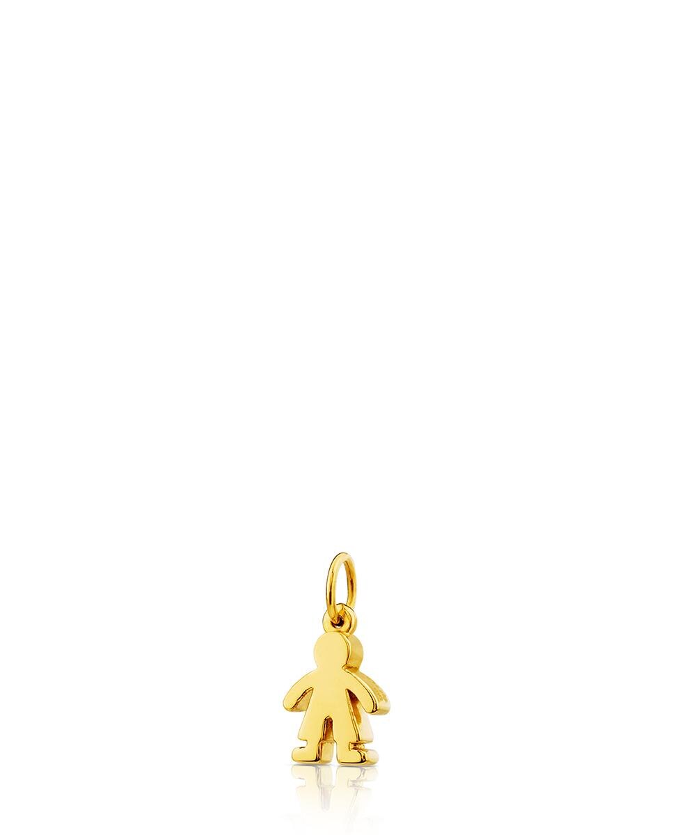 Pendente Sweet Dolls Menino em Ouro Amarelo Dourado-2