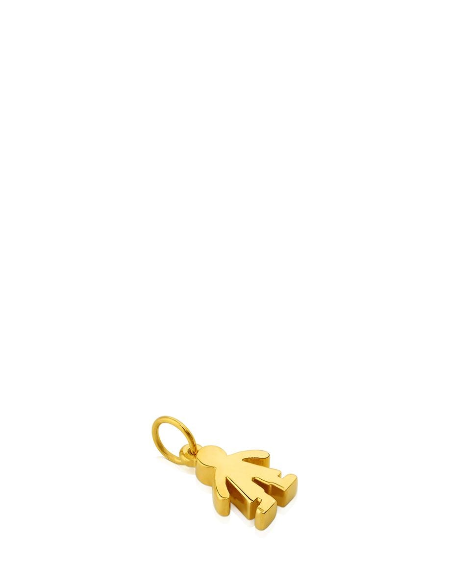 Pendente Sweet Dolls Menino em Ouro Amarelo Dourado-3