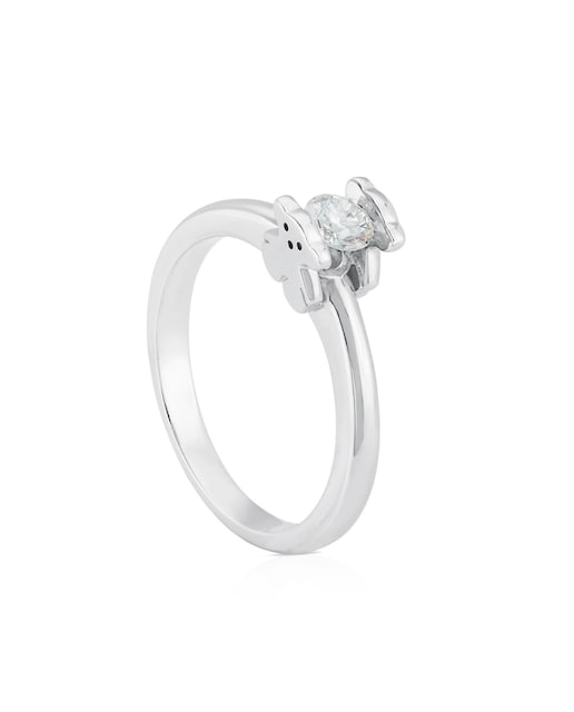 Imagem 0 de Solitario Sweet Diamonds em Ouro Branco com Diamantes