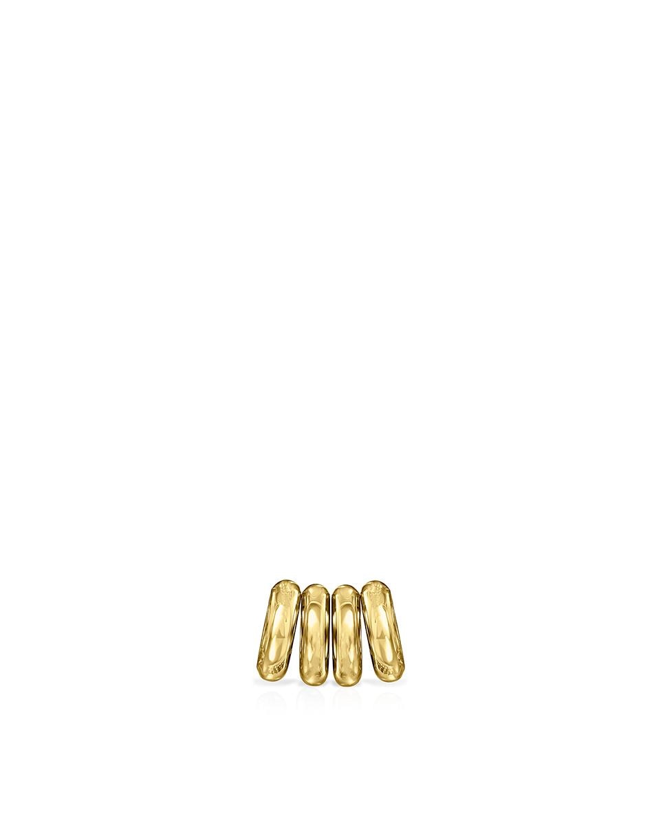 Set de Quatro Anéis Hold para Pendentes em Ouro Amarelo Dourado-1