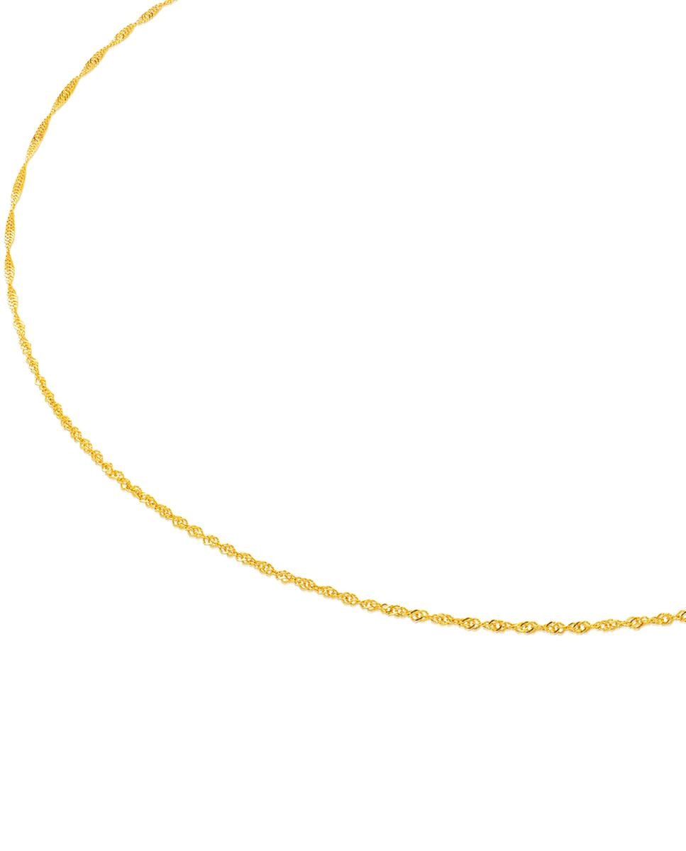 Gargantilha Chain em Ouro Amarelo Ouro-2