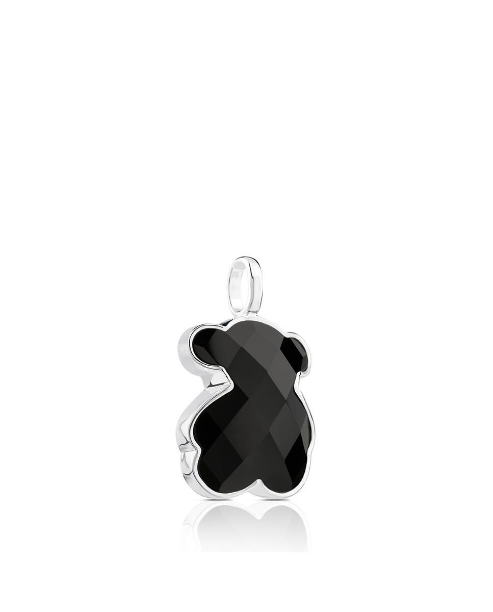 Pingente Color em Prata e Ónix Preto-2
