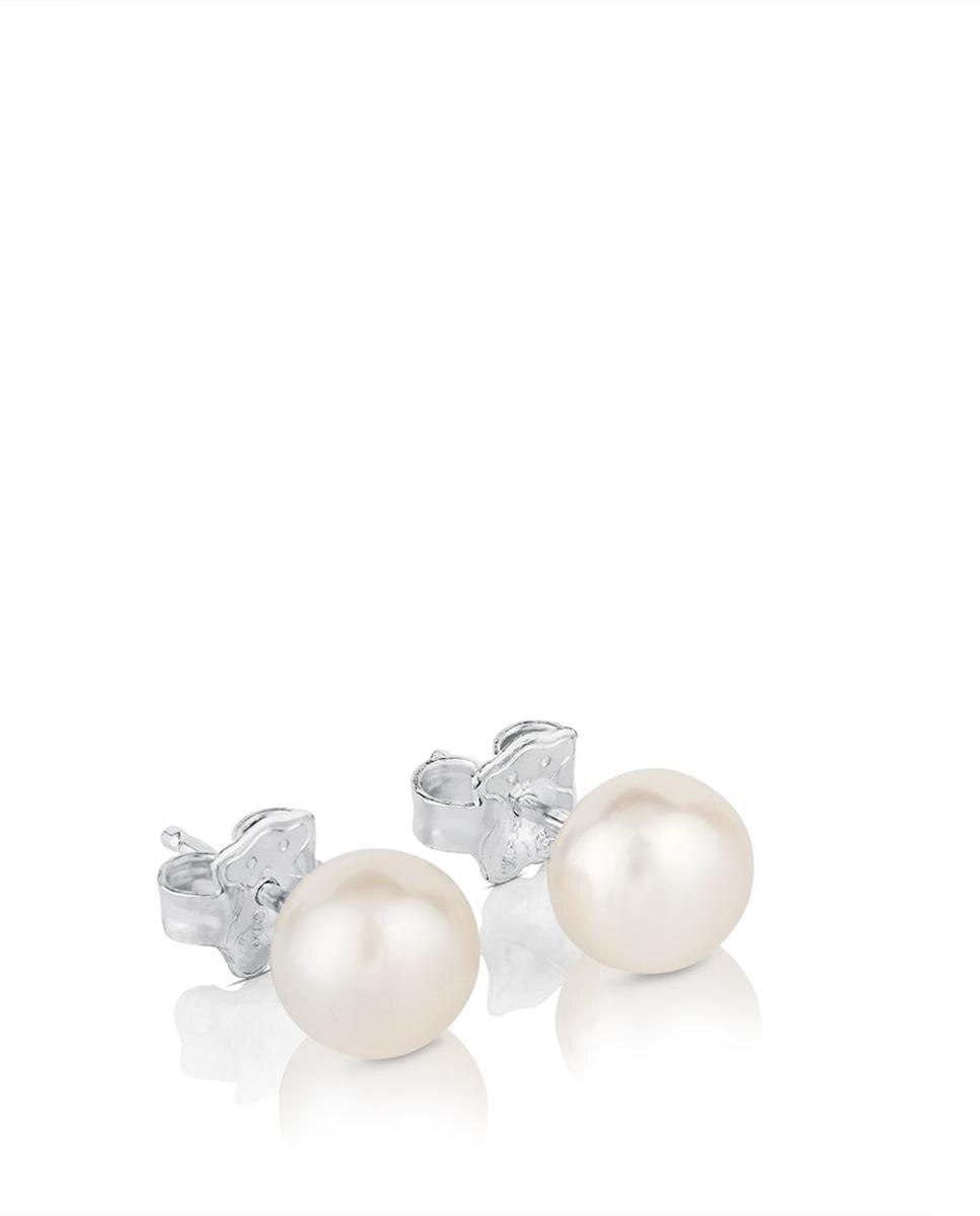 Brincos Pearls em Prata e Pérolas Branco-4