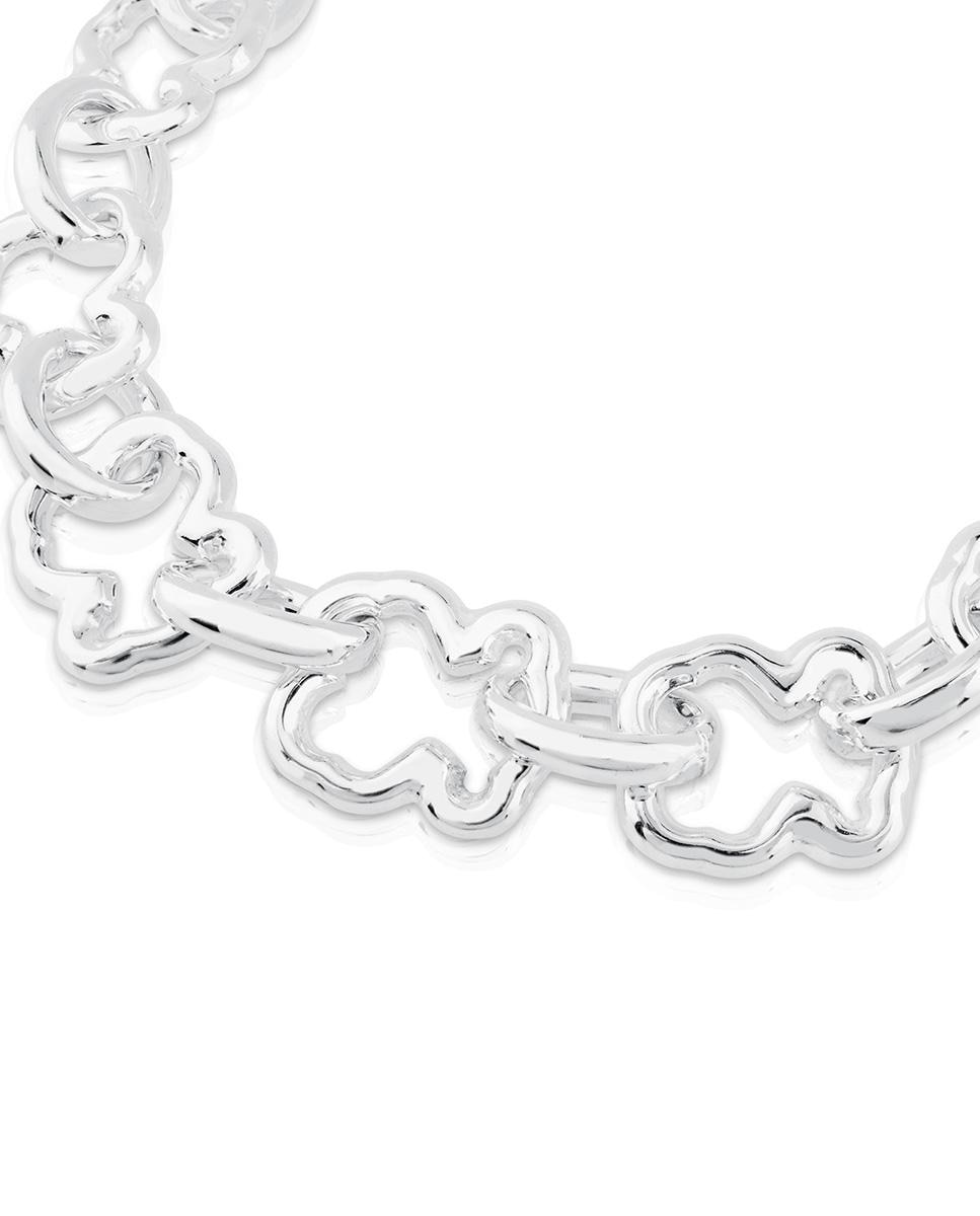 Pulseira de Corrente New Carrusel em Prata Prateado-2