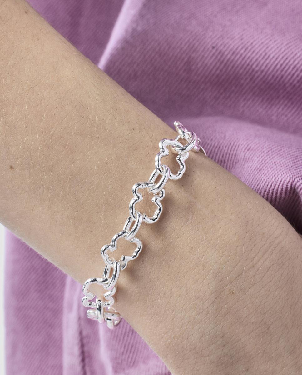 Pulseira de Corrente New Carrusel em Prata Prateado-5