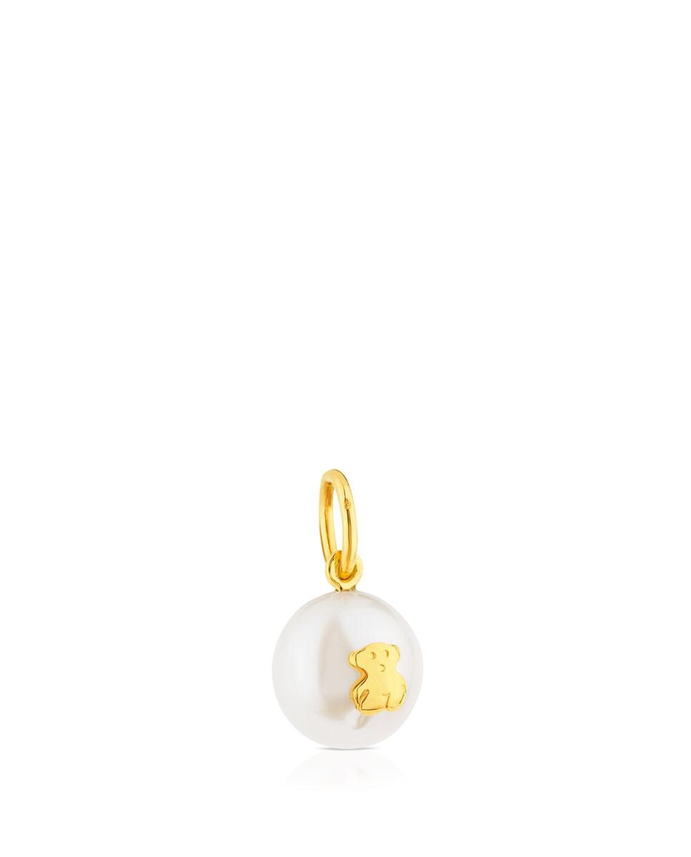 Pendente Sweet Dolls em Ouro Amarelo e Pérolas Branco-2