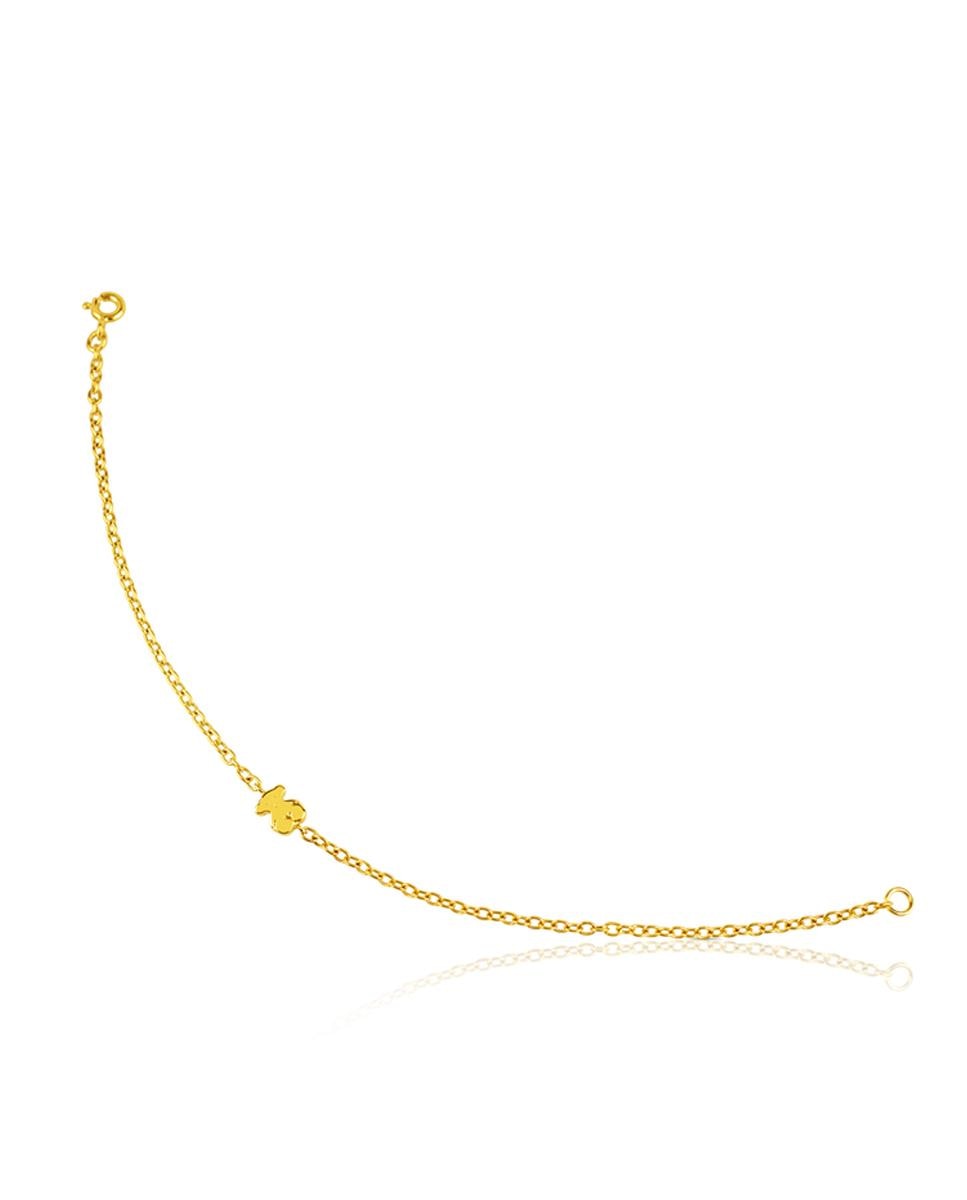 Pulseira de Corrente Sweet Dolls em Ouro Amarelo Dourado-1