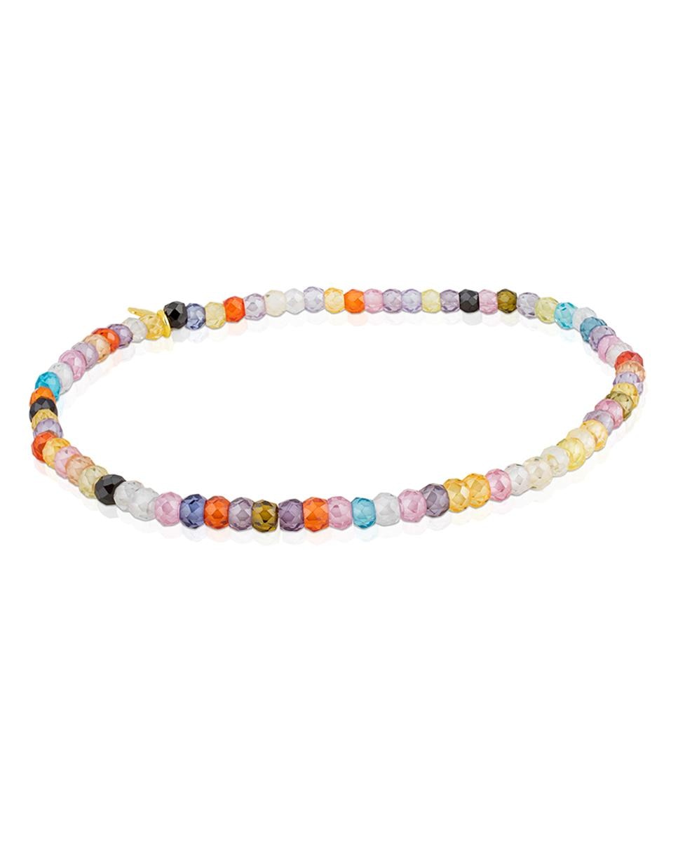 Pulseira em Ouro Amarelo e Gemas Multicolor-1