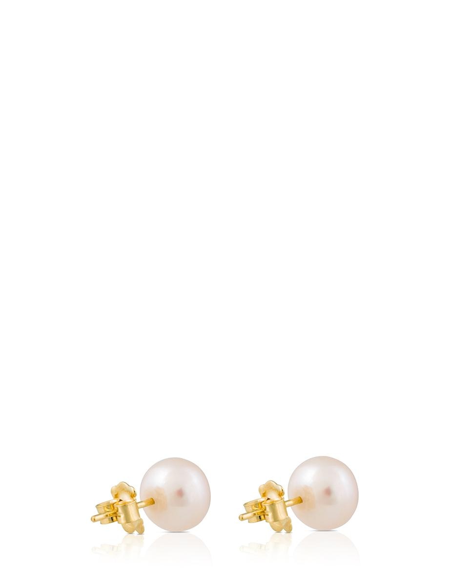 Pendente Bear em Ouro Amarelo e Pérolas Branco-3