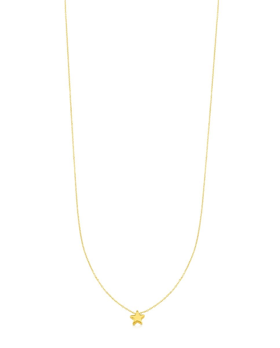 Colar Sweet Dolls XXS de 0,6 Cm em Ouro Amarelo Dourado-1