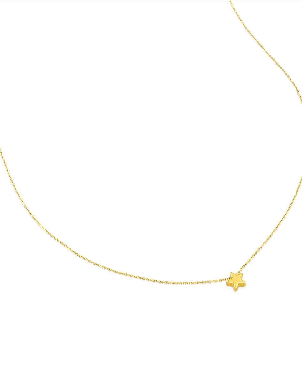 Colar Sweet Dolls XXS de 0,6 Cm em Ouro Amarelo Dourado-2