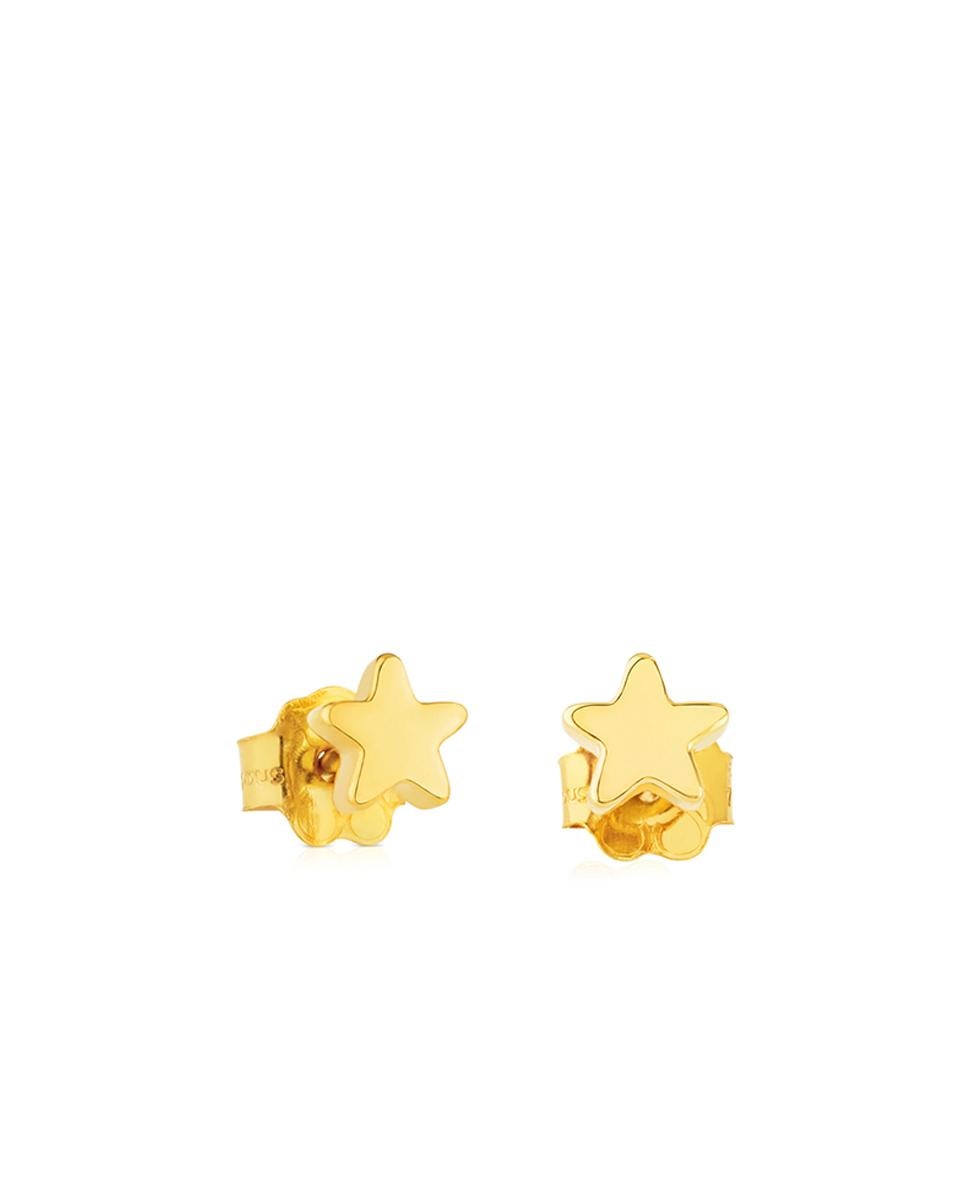 Brincos Sweet Dolls Xxs Estrela em Ouro Amarelo Dourado-1
