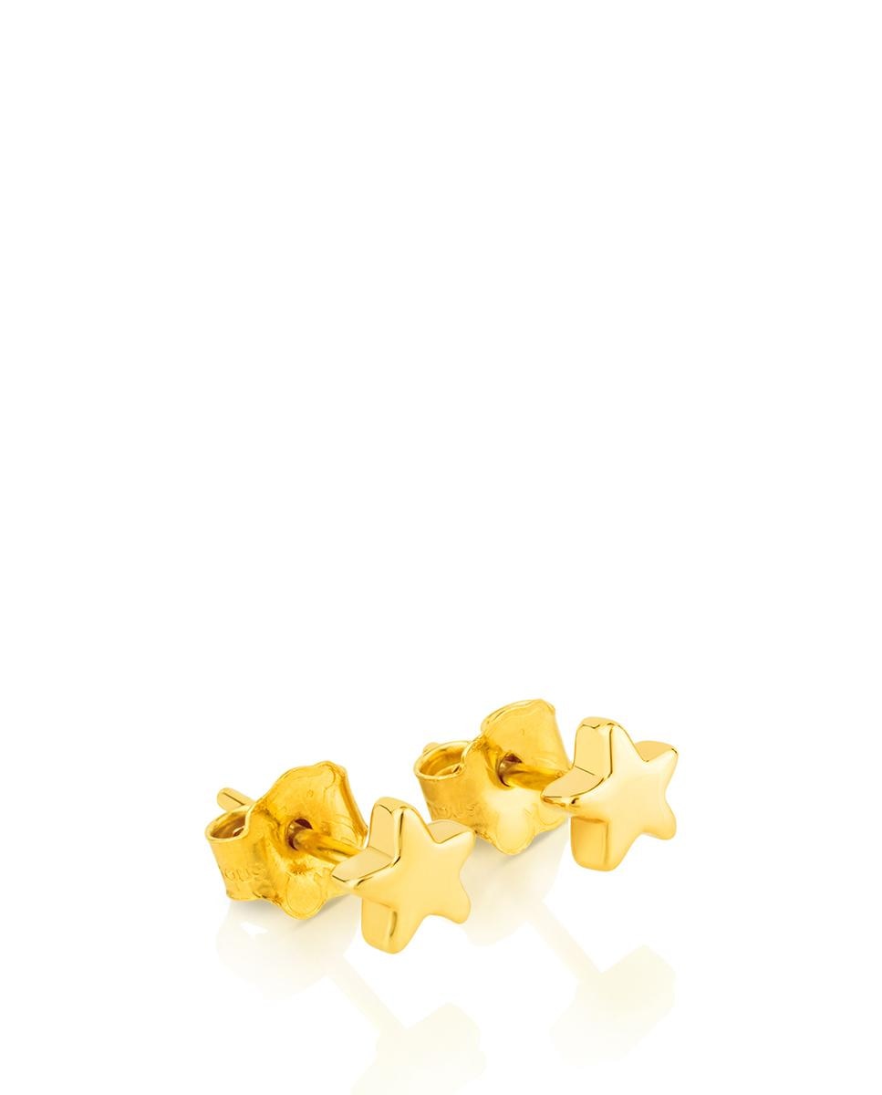Brincos Sweet Dolls Xxs Estrela em Ouro Amarelo Dourado-4
