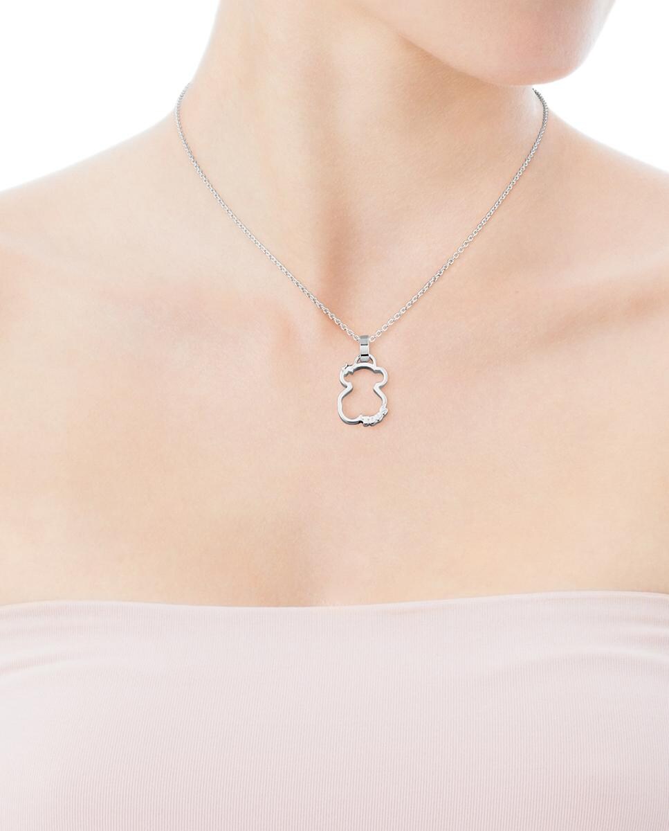 Silueta Collar Tous Plata Oso Colar Silueta Em Prata Com Silhueta De Urso ·  Tous · El Corte Inglés