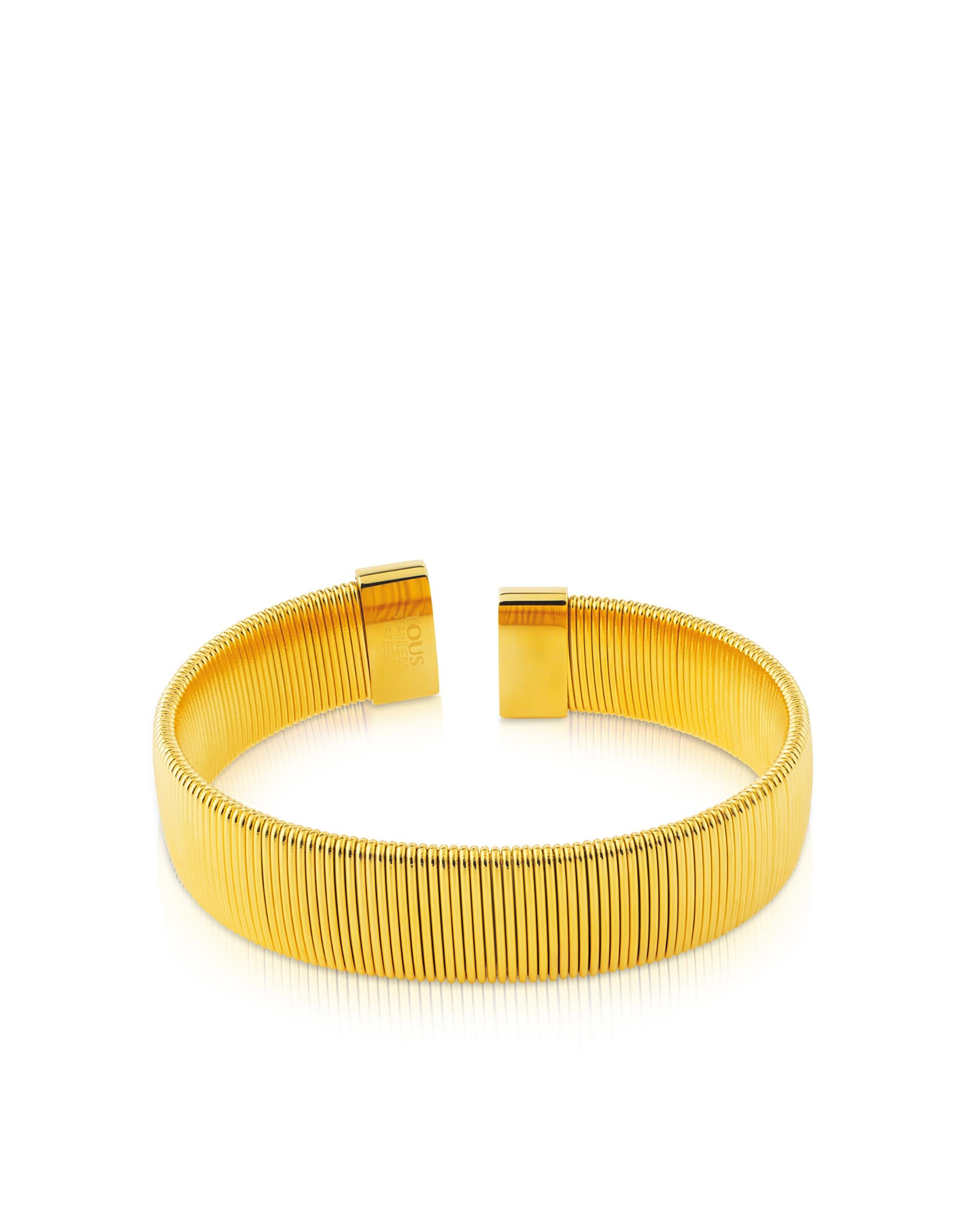 Pulseira Rígida Bulevar de Aço Dourado Dourado-2