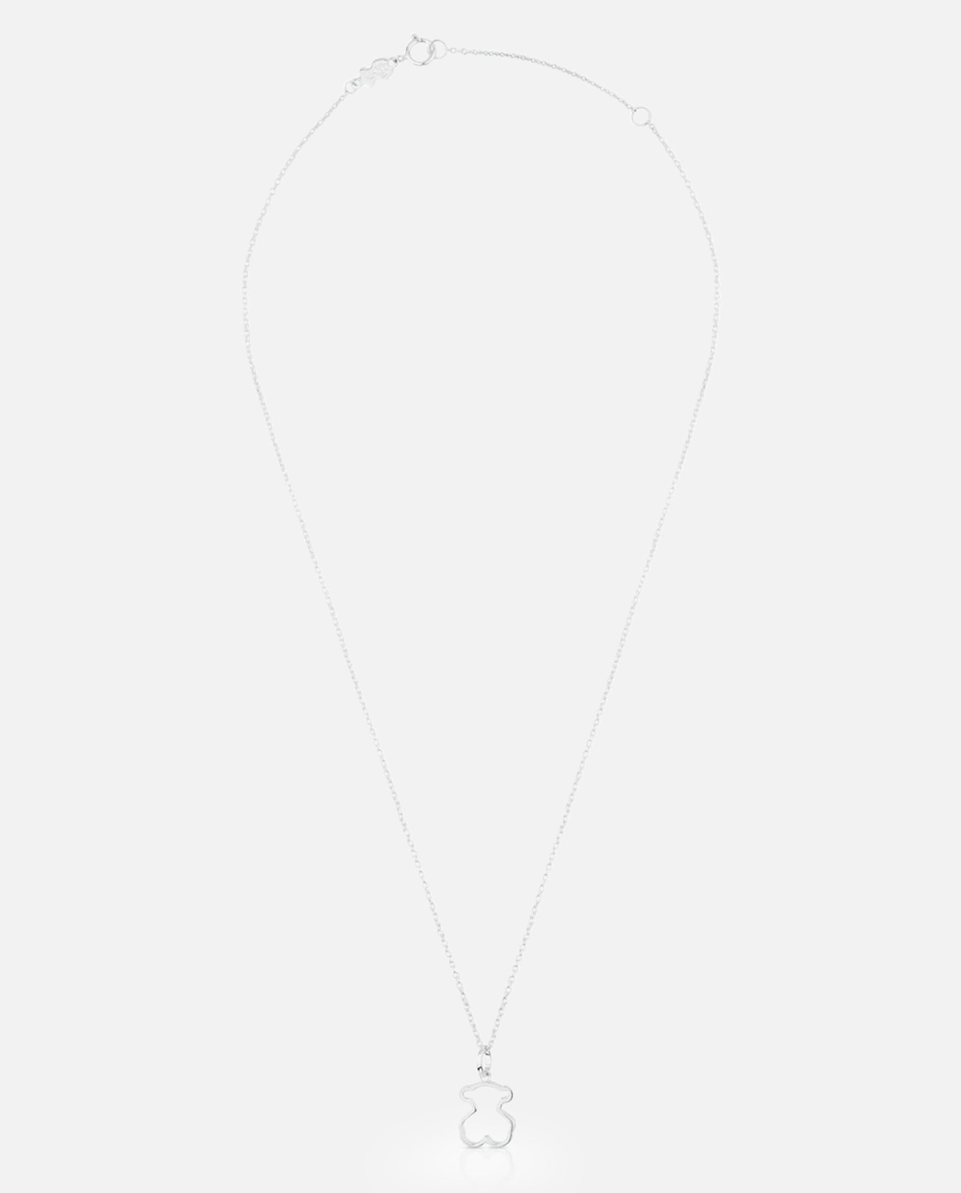 Colar Galaxy de Prata Prateado-1