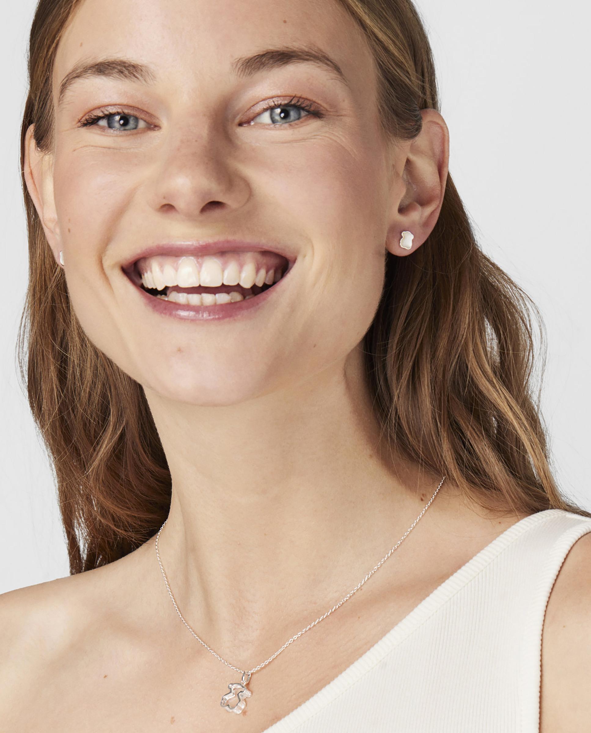 Colar Galaxy de Prata Prateado-3