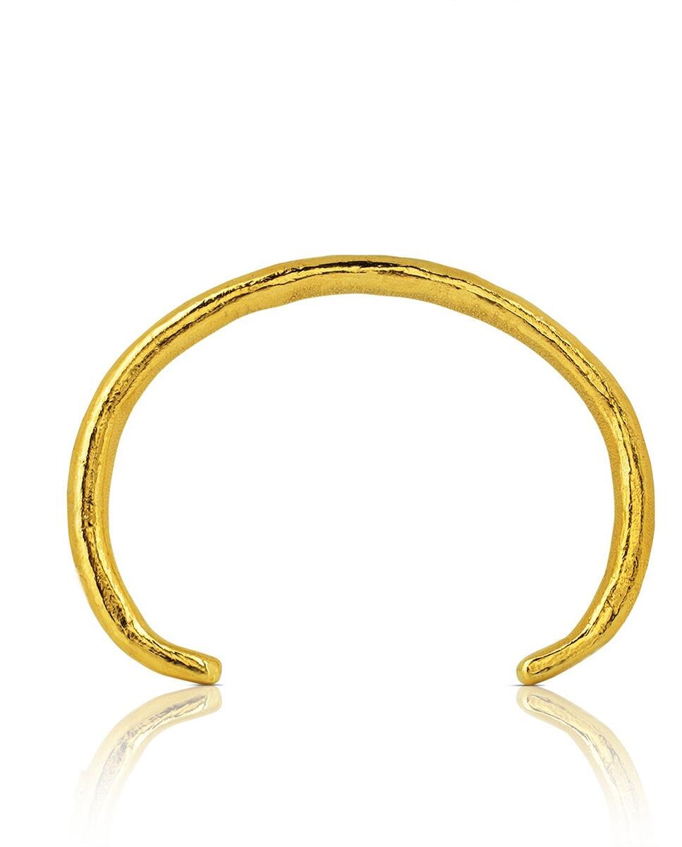 Escrava Duna com Banho de Ouro de 18 kt sobre Prata Ouro-2