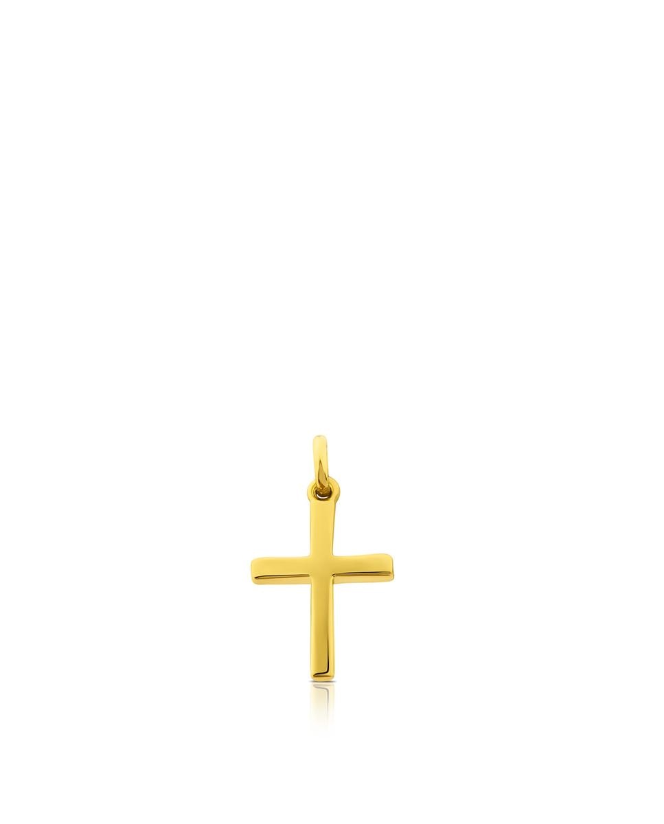 Pendentes Cruz de Ouro Amarelo Dourado-1