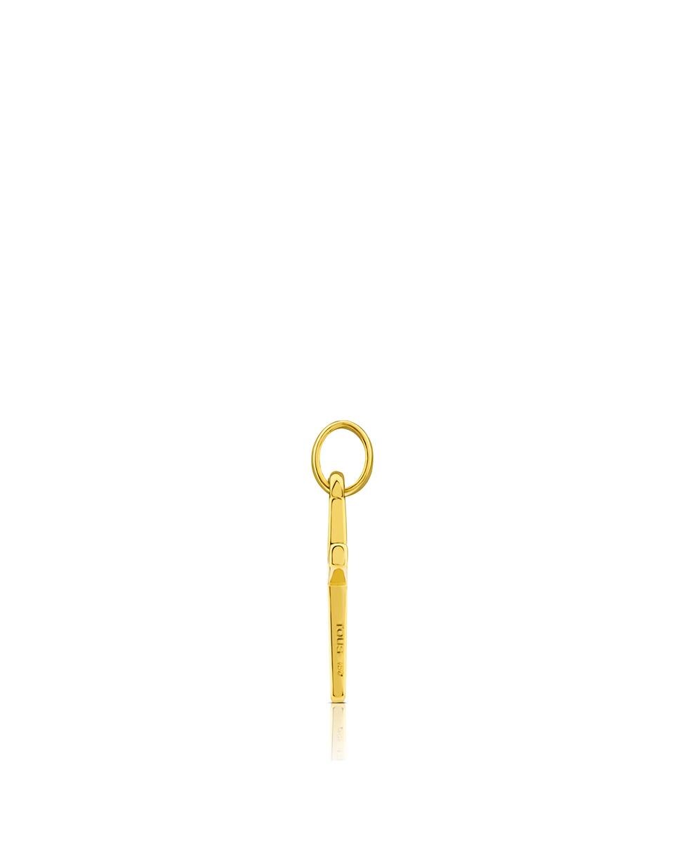 Pendentes Cruz de Ouro Amarelo Dourado-2