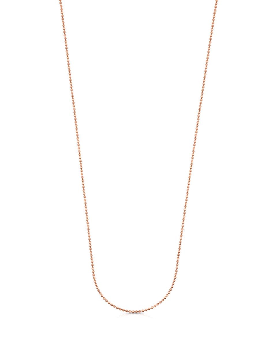 Corrente Chain em Prata Vermeil Rosa Rosa-1