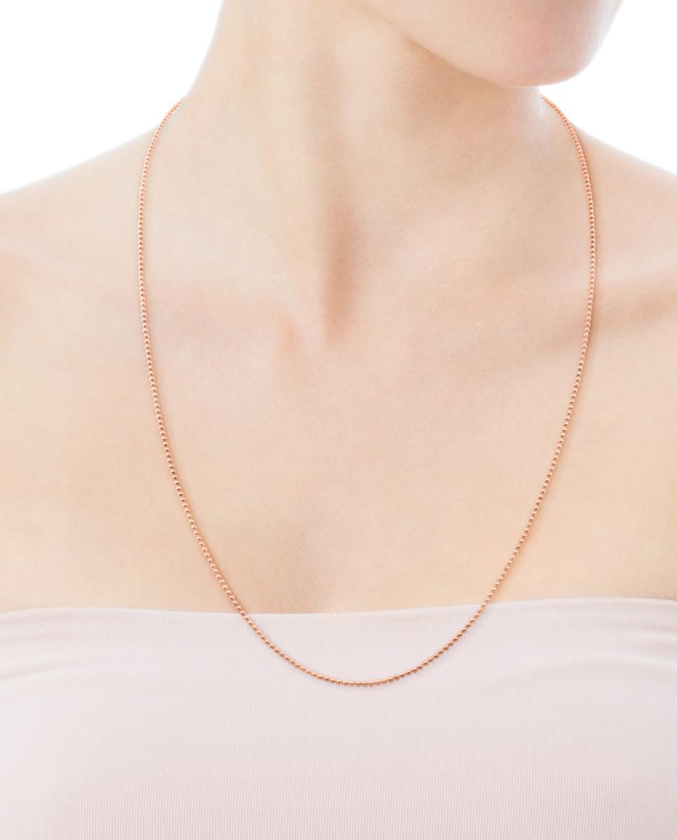Corrente Chain em Prata Vermeil Rosa Rosa-4