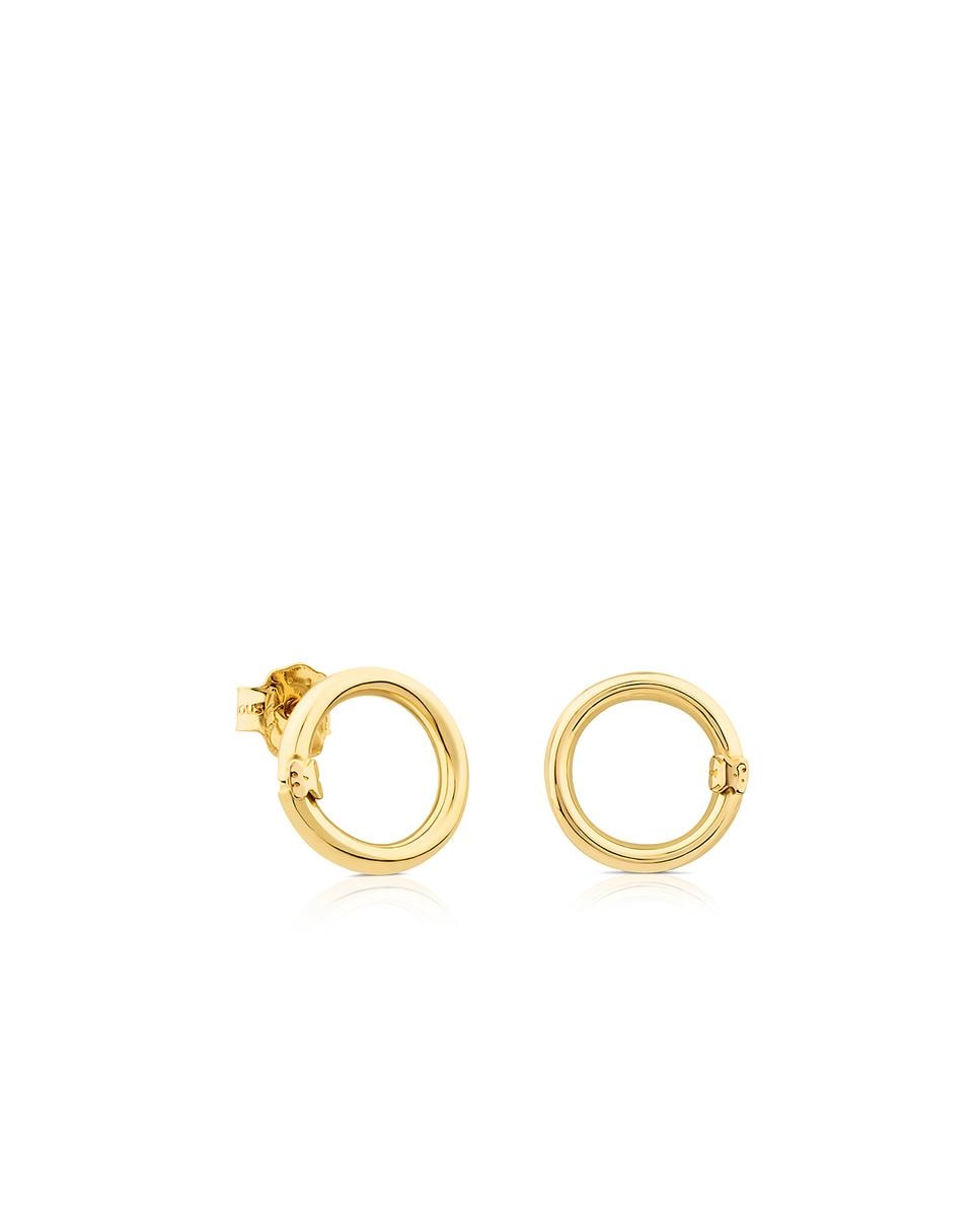 Brincos Hold de Ouro Amarelo Dourado-1