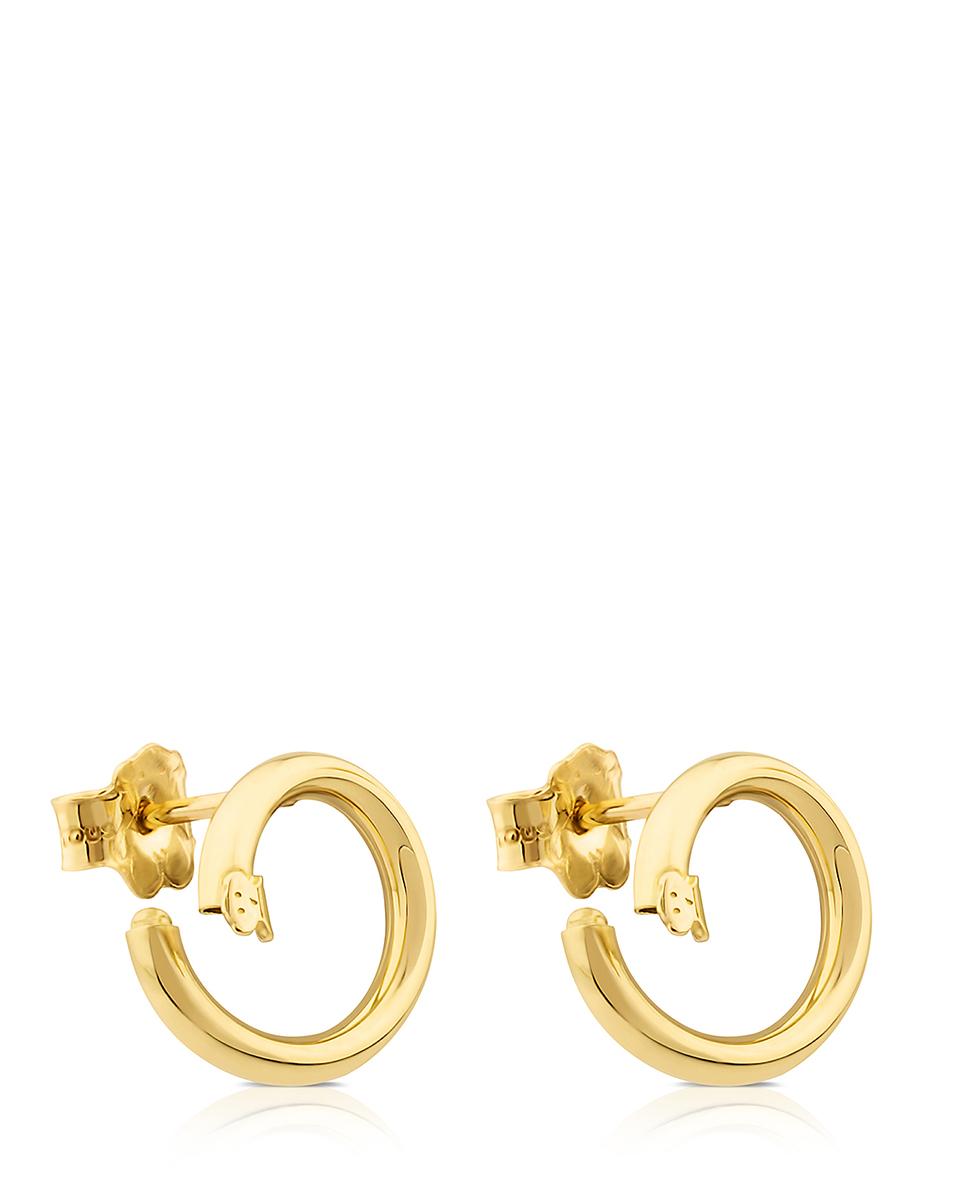 Brincos Hold de Ouro Amarelo Dourado-2