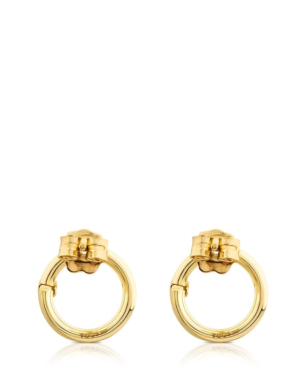 Brincos Hold de Ouro Amarelo Dourado-3
