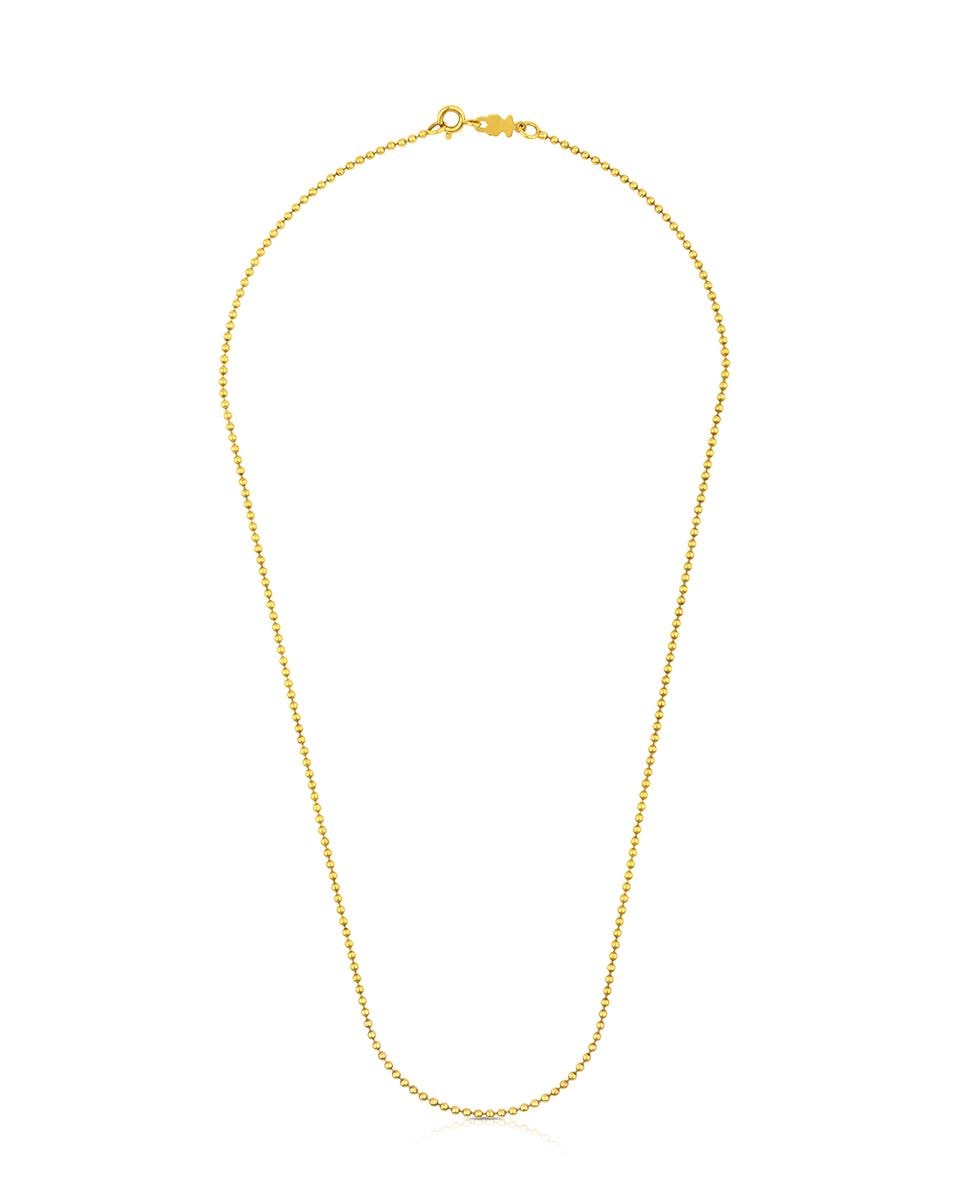 Corrente Chain Banhada a Ouro de 18 Kt Sobre Prata Ouro-1