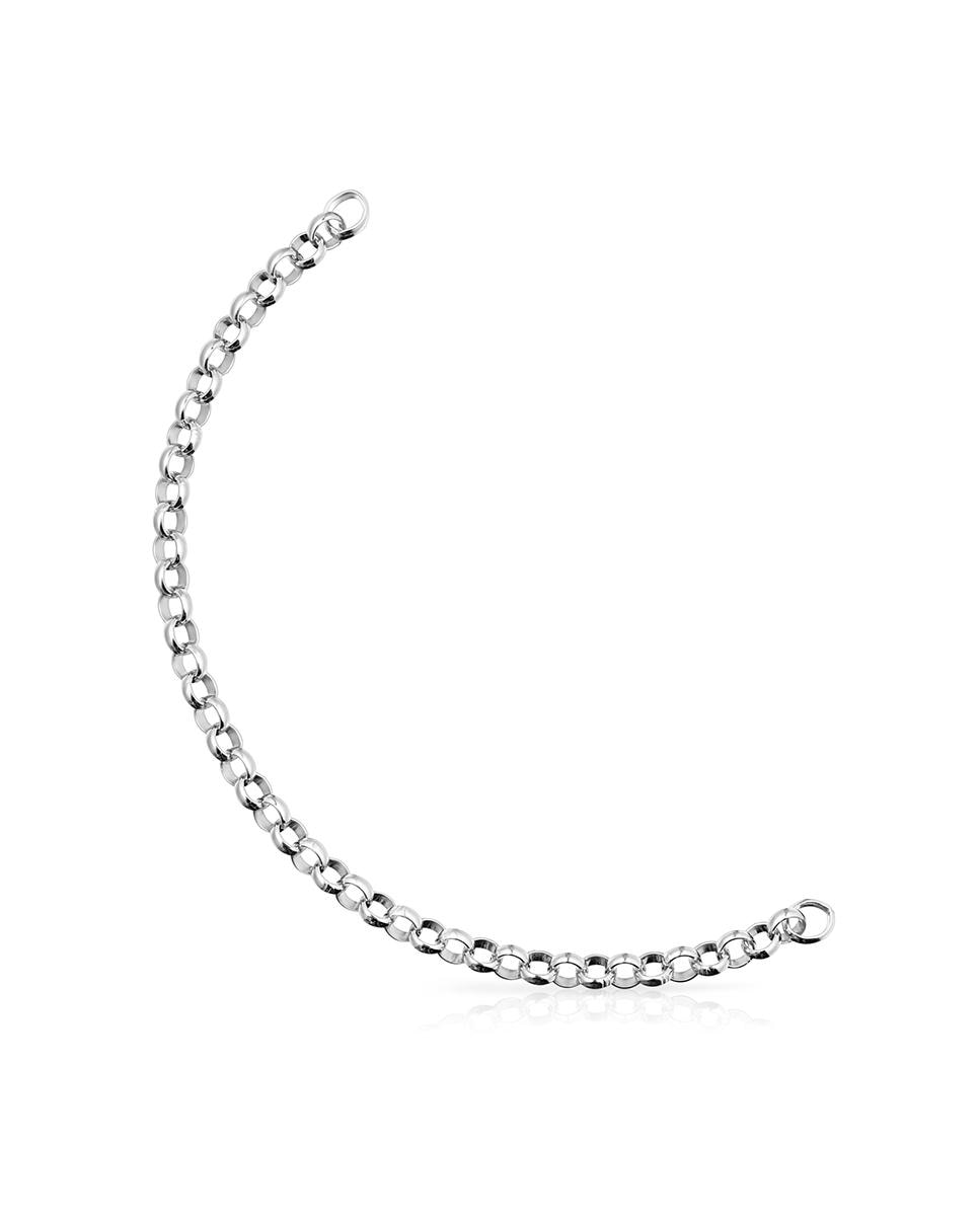 Pulseira de Corrente Hold de Prata Prateado-1