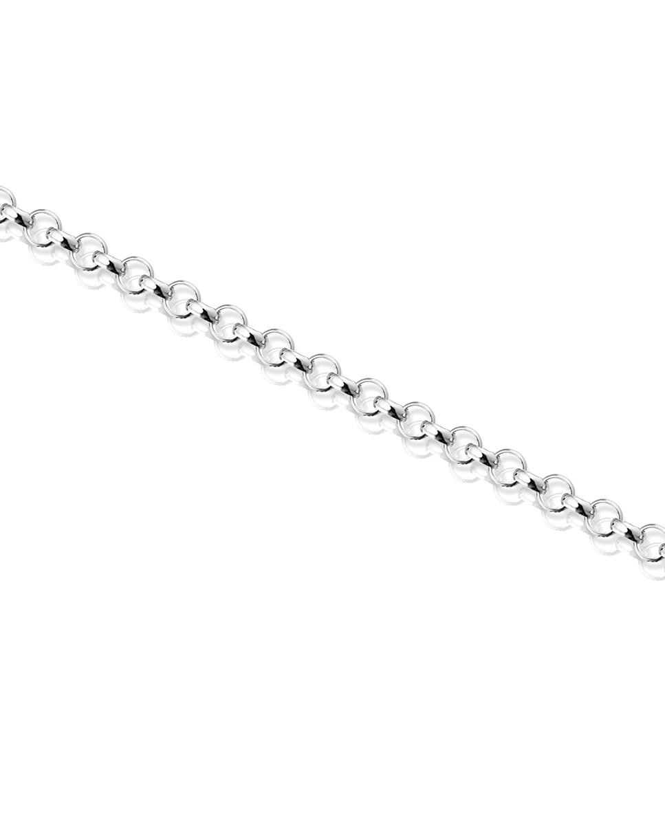 Pulseira de Corrente Hold de Prata Prateado-3