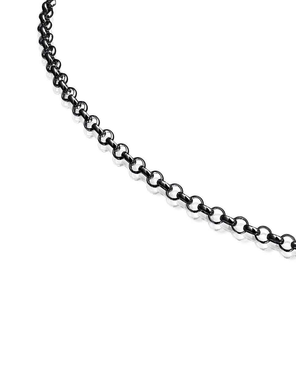 Corrente Hold de Prata Dark Silver Cinzento-3