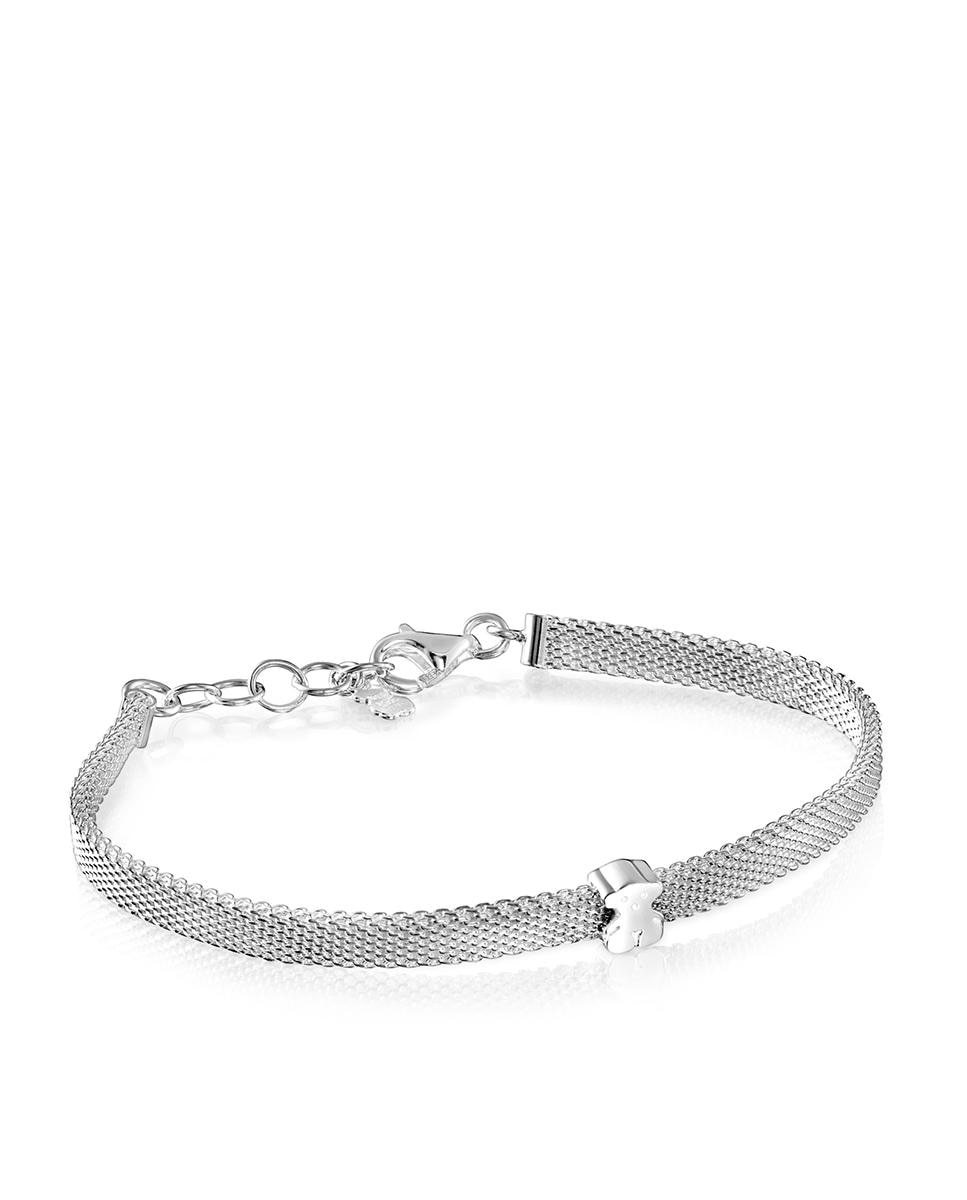 Pulseira de Corrente Real Sisy de Prata Prateado-1