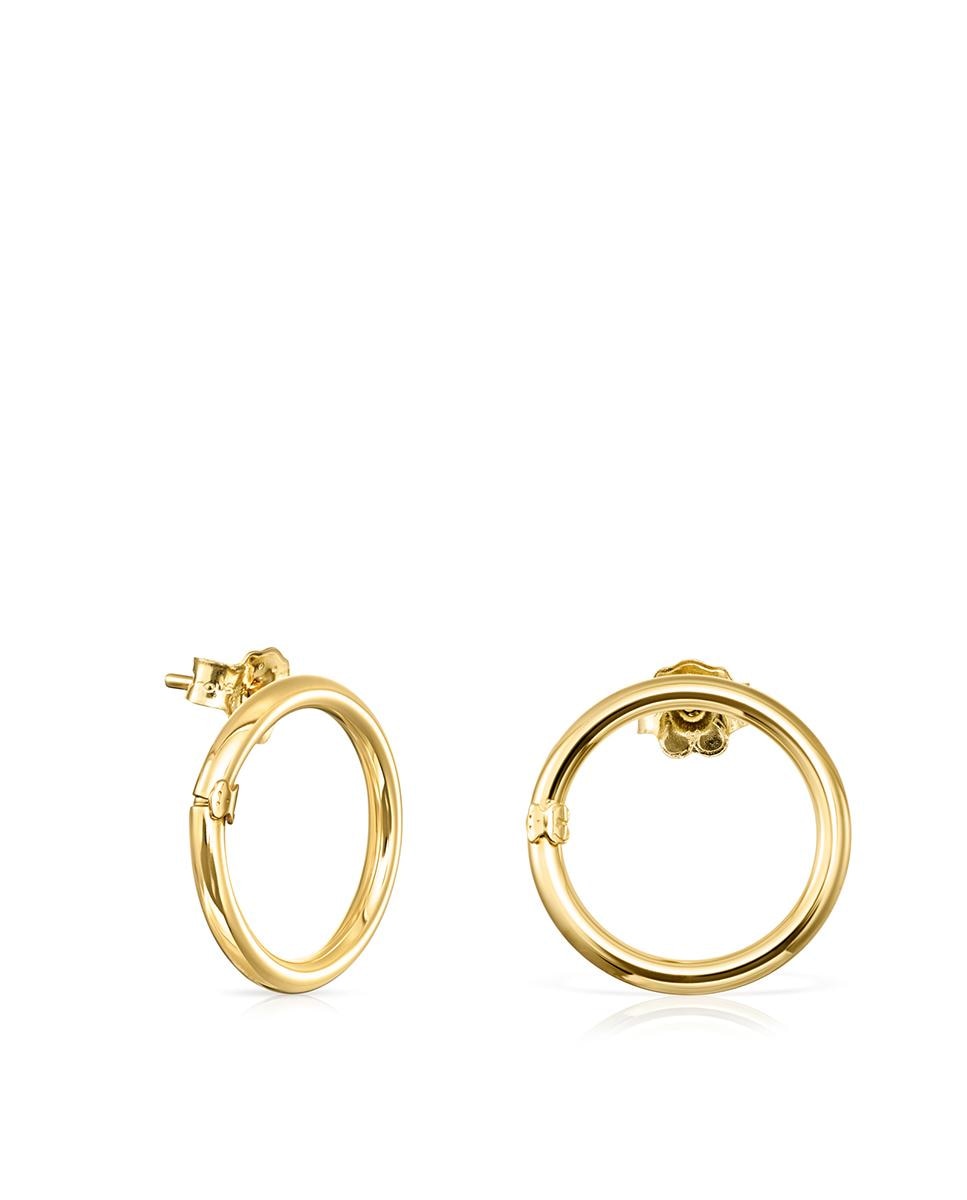 Brincos Hold de Ouro Amarelo Dourado-1
