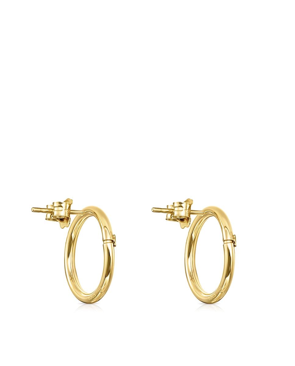 Brincos Hold de Ouro Amarelo Dourado-3