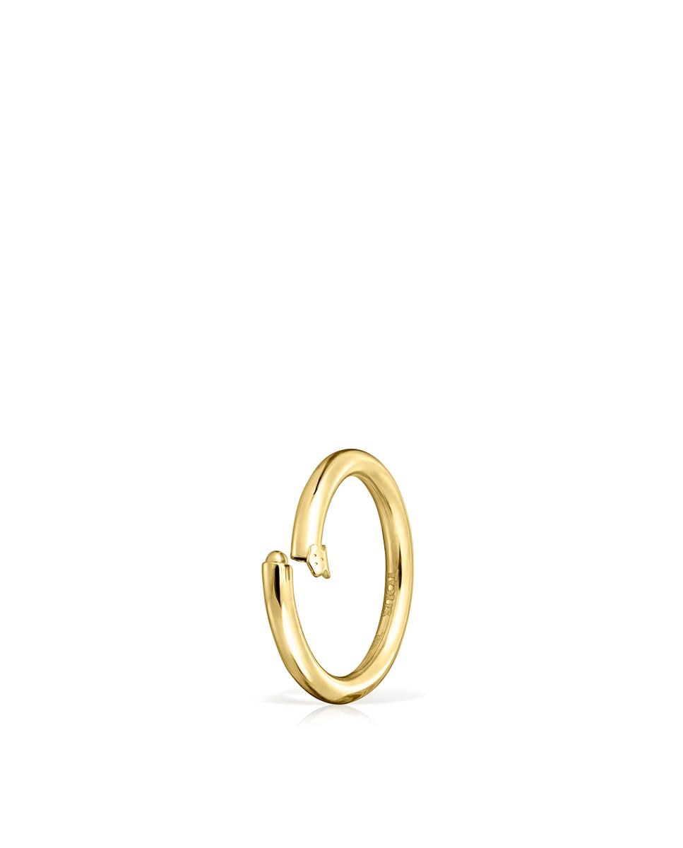 Pendente Médio Hold de Ouro Amarelo com Urso Dourado-2