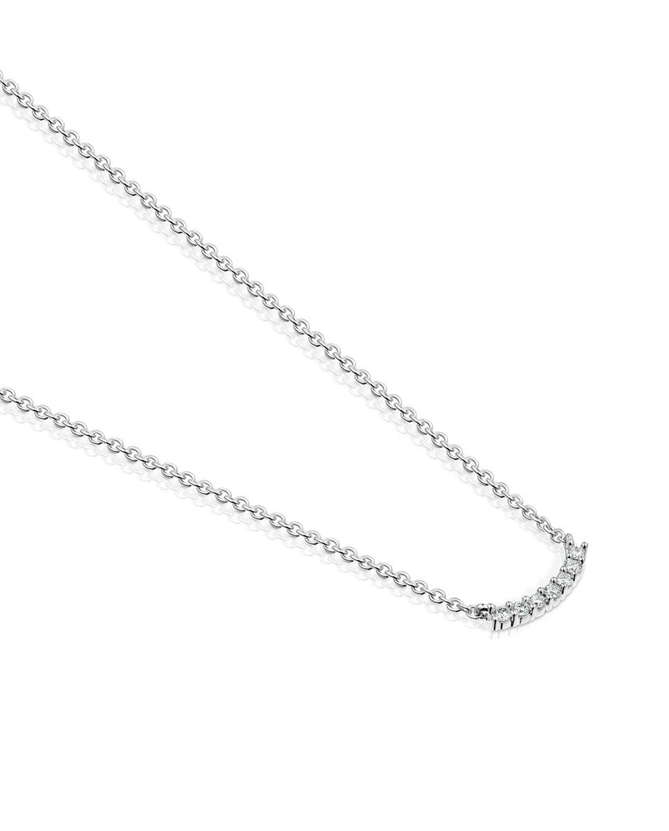 Colar Les Classiques de Ouro Branco e Diamantes Branco-3