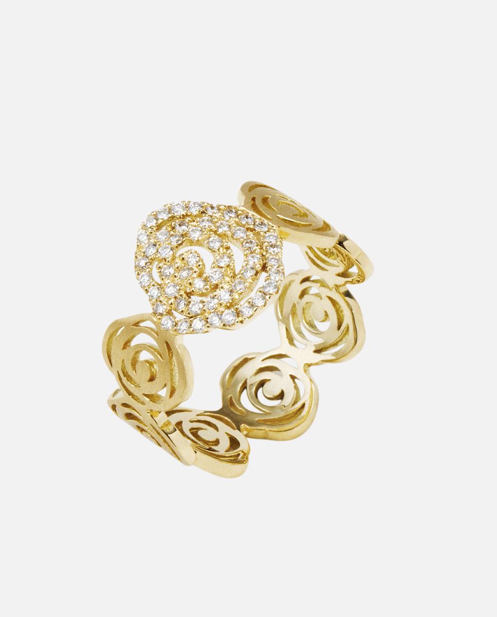 Anel Atelier de Ouro com Diamantes Branco-1