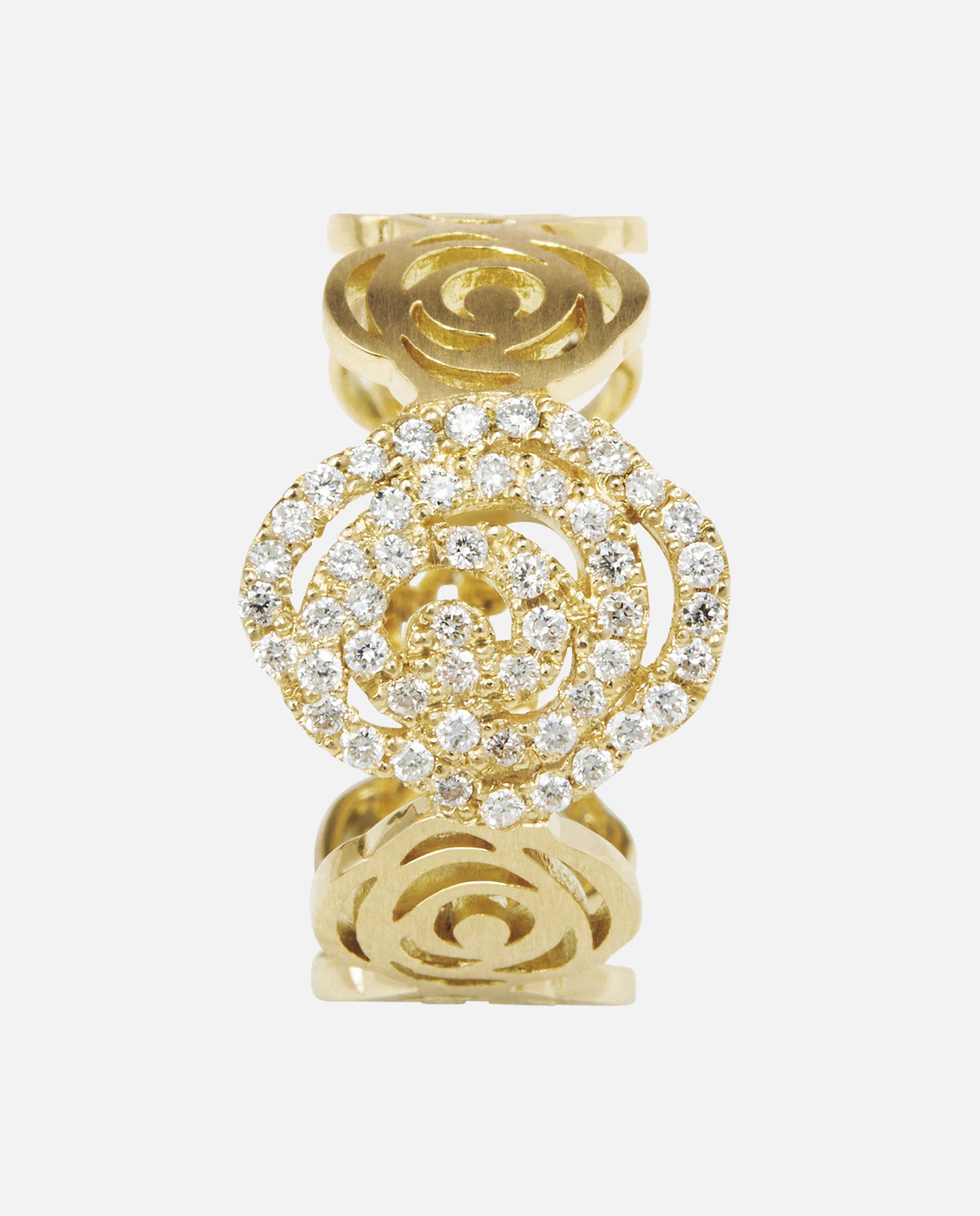 Anel Atelier de Ouro com Diamantes Branco-3