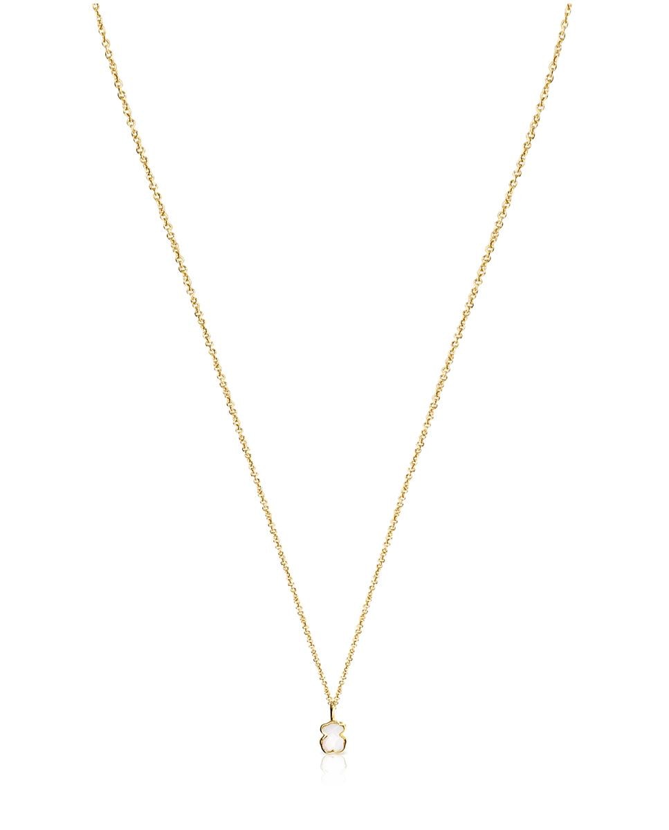 Colar Glory de Ouro Amarelo e Madrepérola Branco-1
