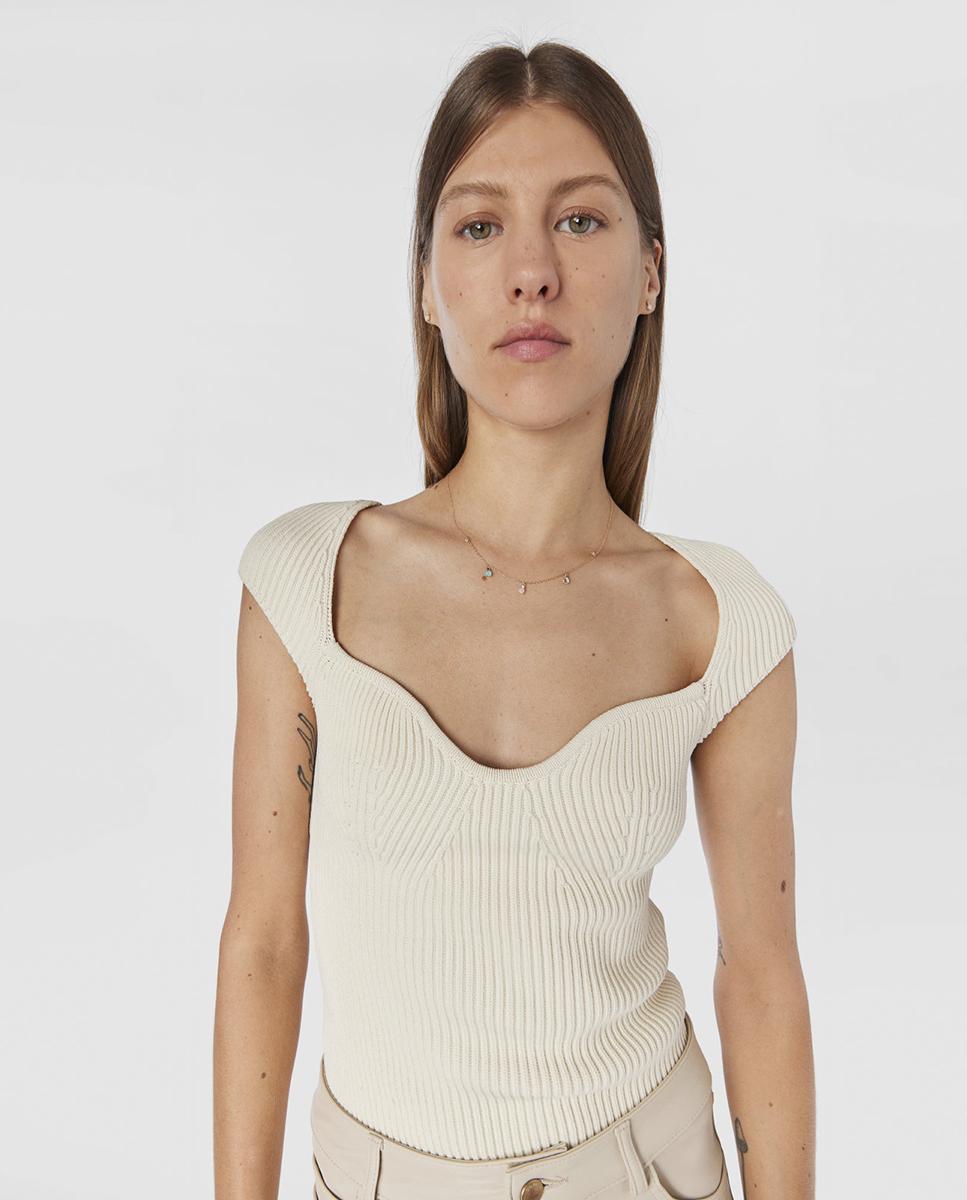 Colar Mini Ivette de Ouro Amarelo com Gemas 5