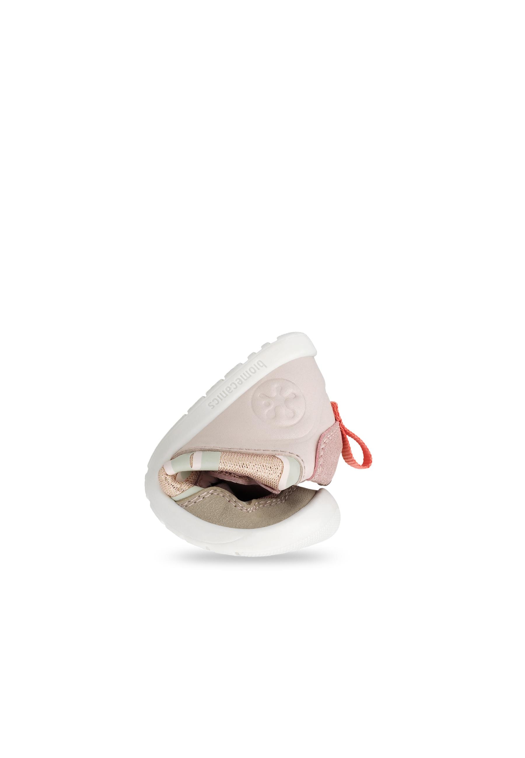 Sapatilhas Desportivas Respeitosas com o Crescimento Natural Do Pé com Velcro Biomecanics Rosa/Chocolate-3