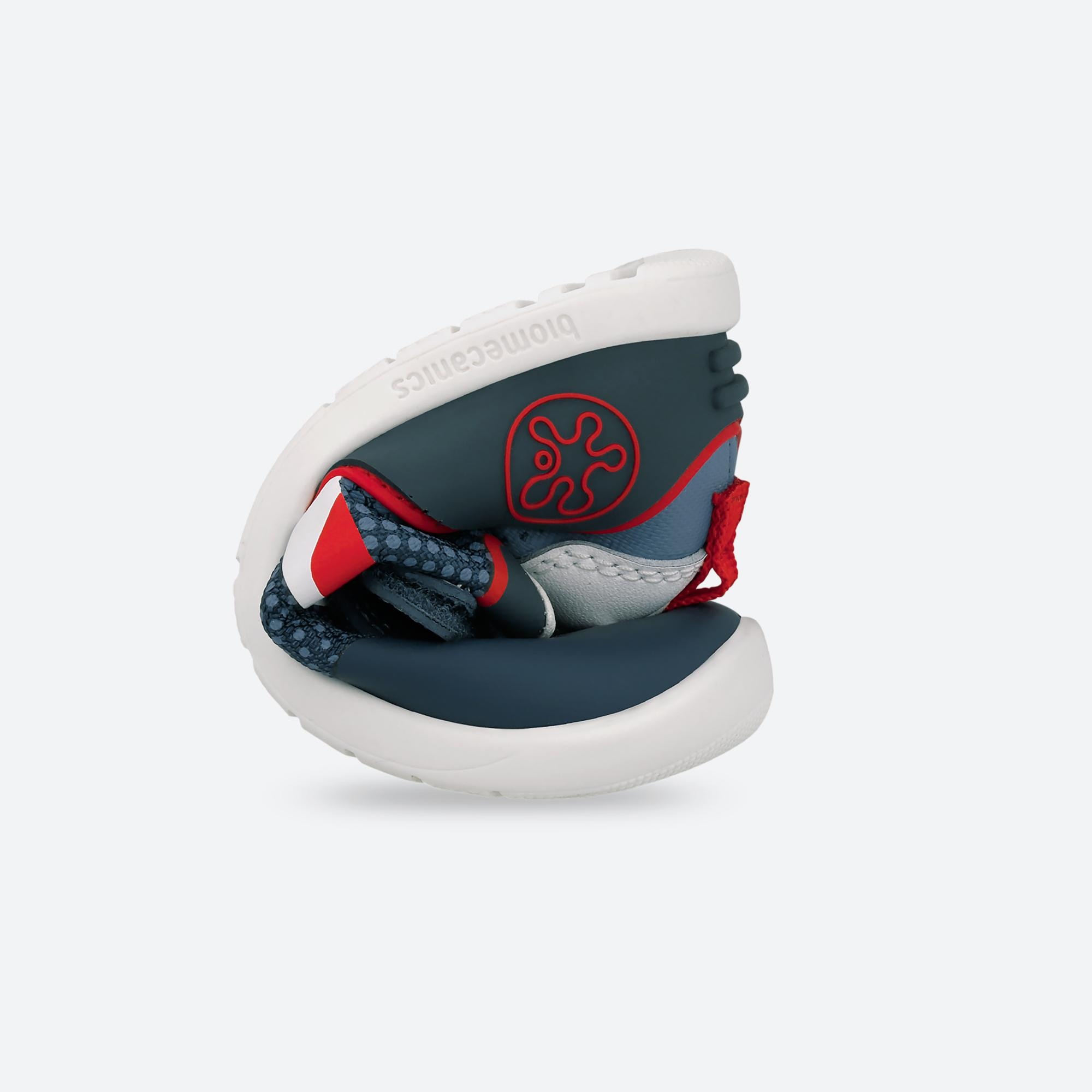 Sapatilhas Desportivas Respeitosas com o Crescimento Natural Do Pé com Velcro Biomecanics Azul / Branco-3