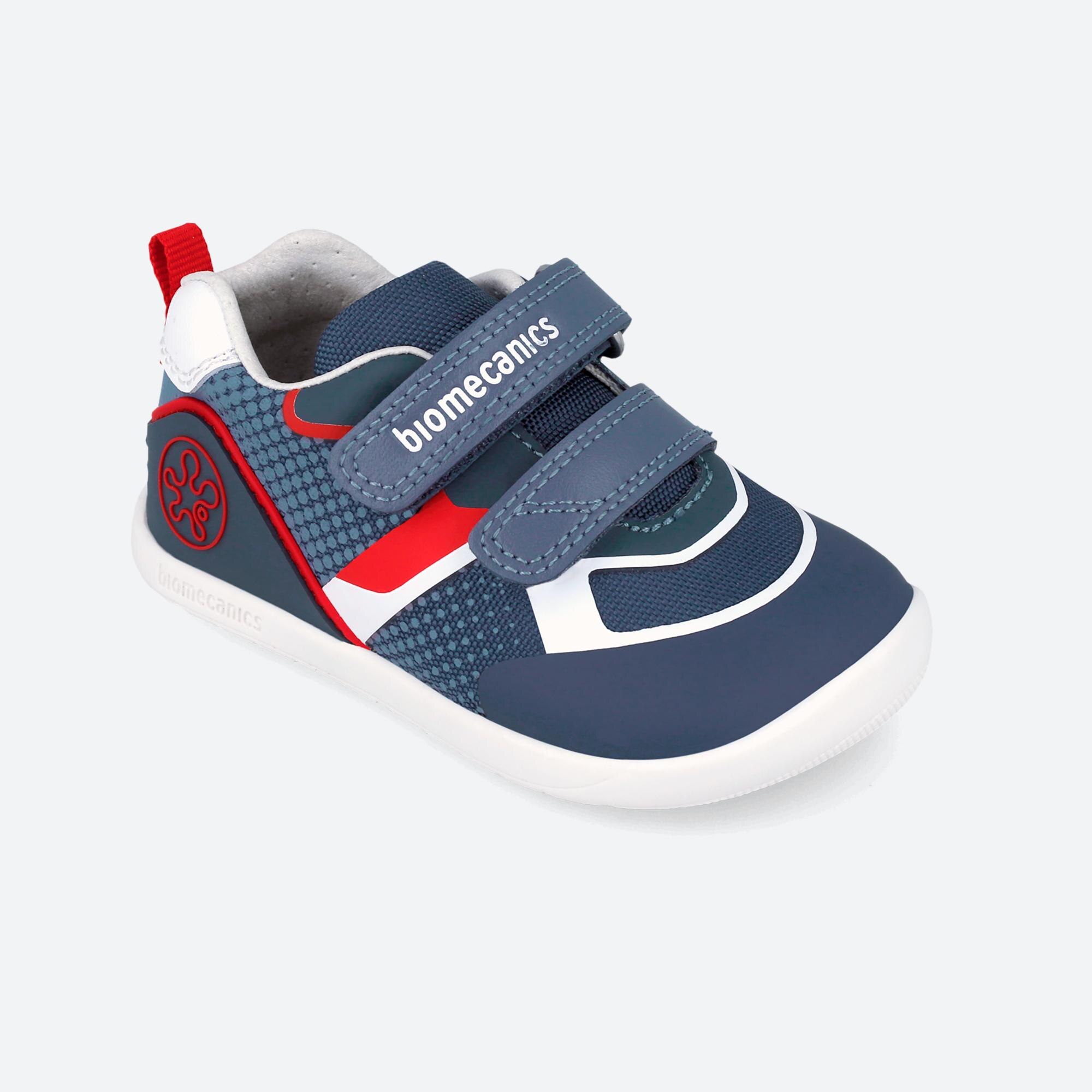 Sapatilhas Desportivas Respeitosas com o Crescimento Natural Do Pé com Velcro Biomecanics Azul / Branco-4