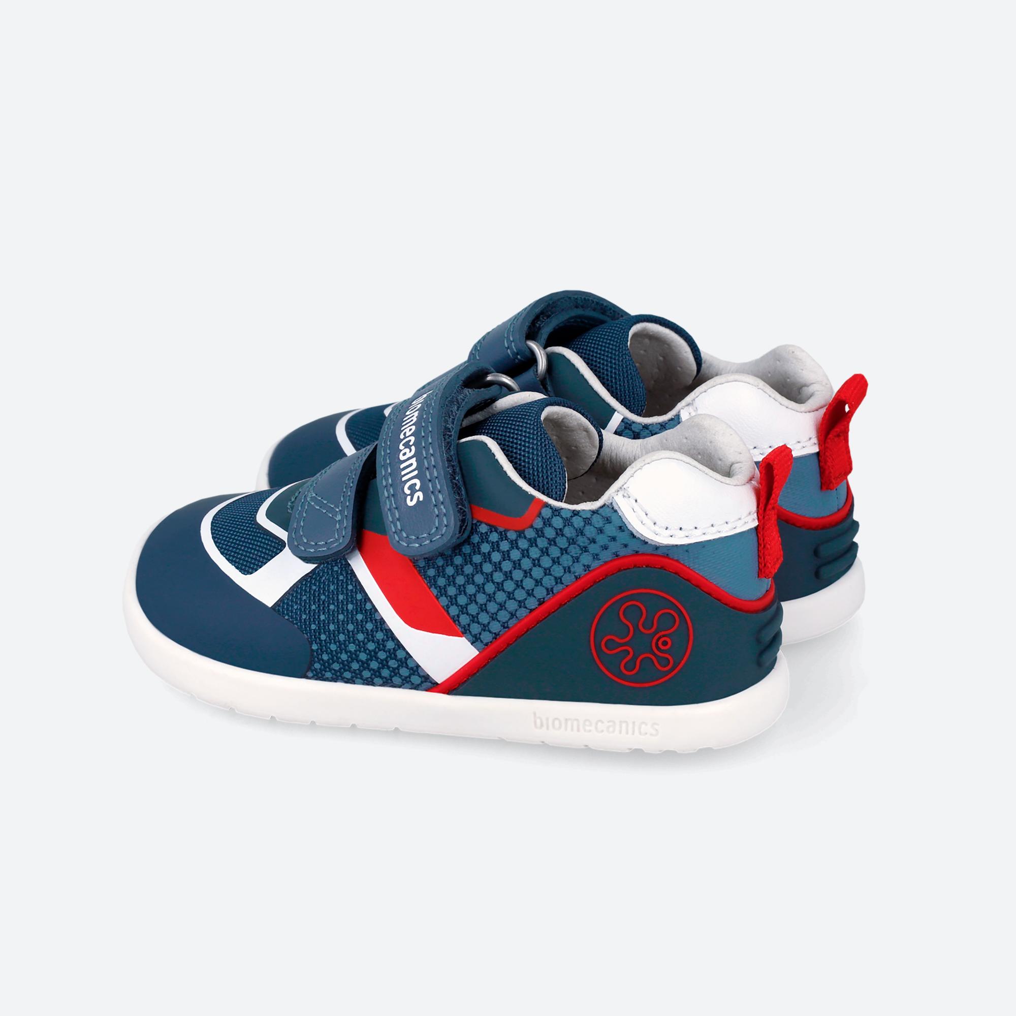 Sapatilhas Desportivas Respeitosas com o Crescimento Natural Do Pé com Velcro Biomecanics Azul / Branco-5