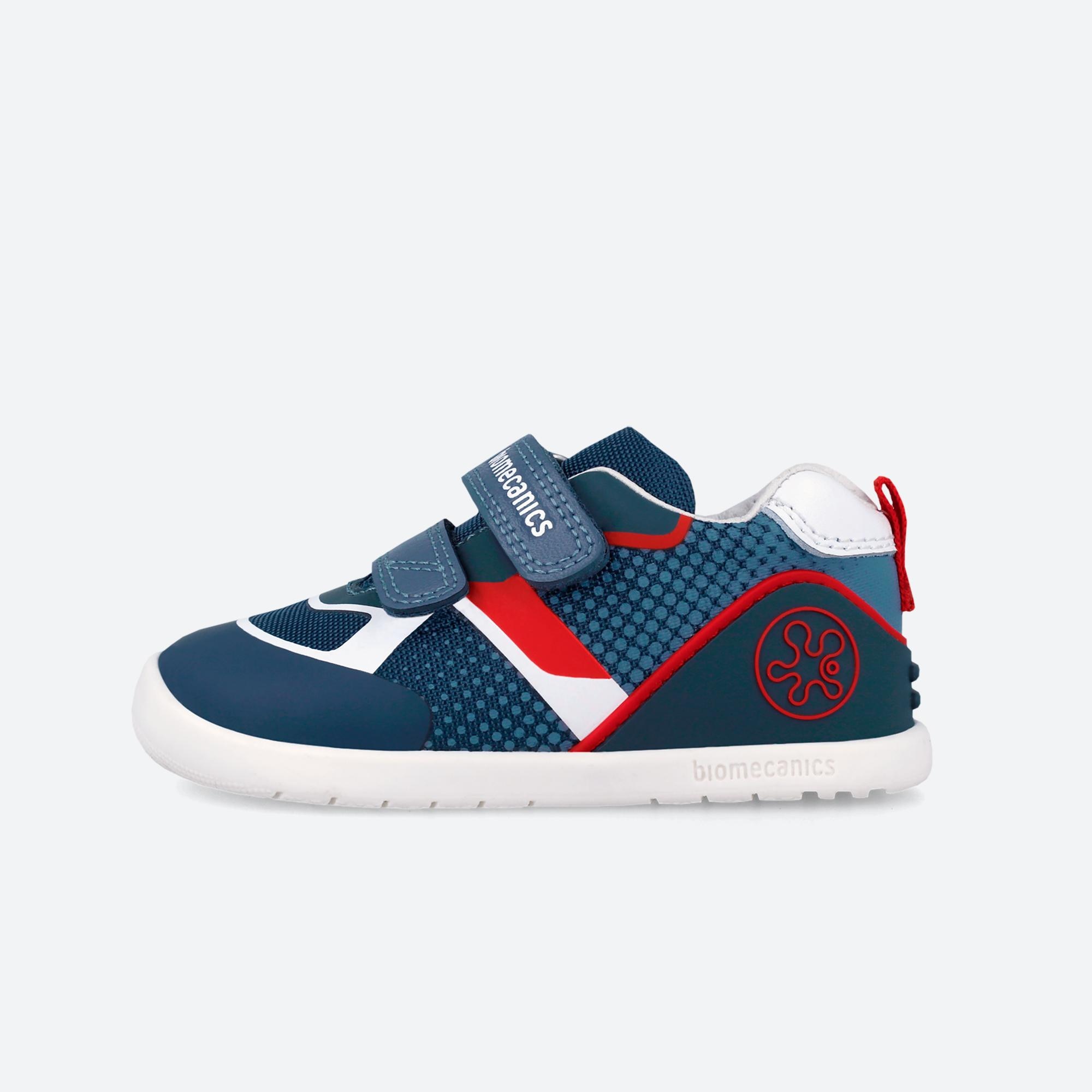 Sapatilhas Desportivas Respeitosas com o Crescimento Natural Do Pé com Velcro Biomecanics Azul / Branco-6